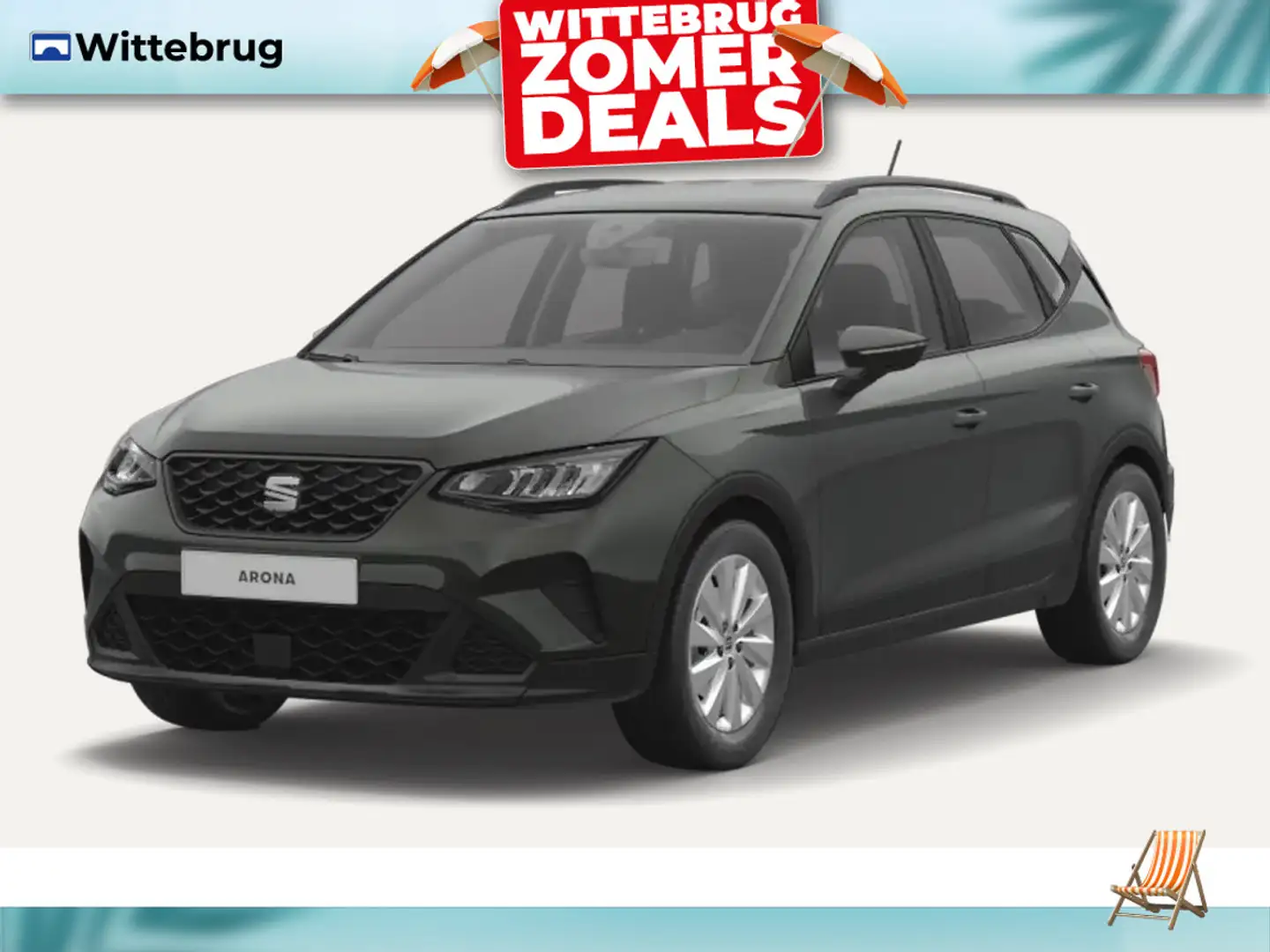 SEAT Arona 1.0 EcoTSI Style / SEAT Connect / Automatische air Grijs - 1