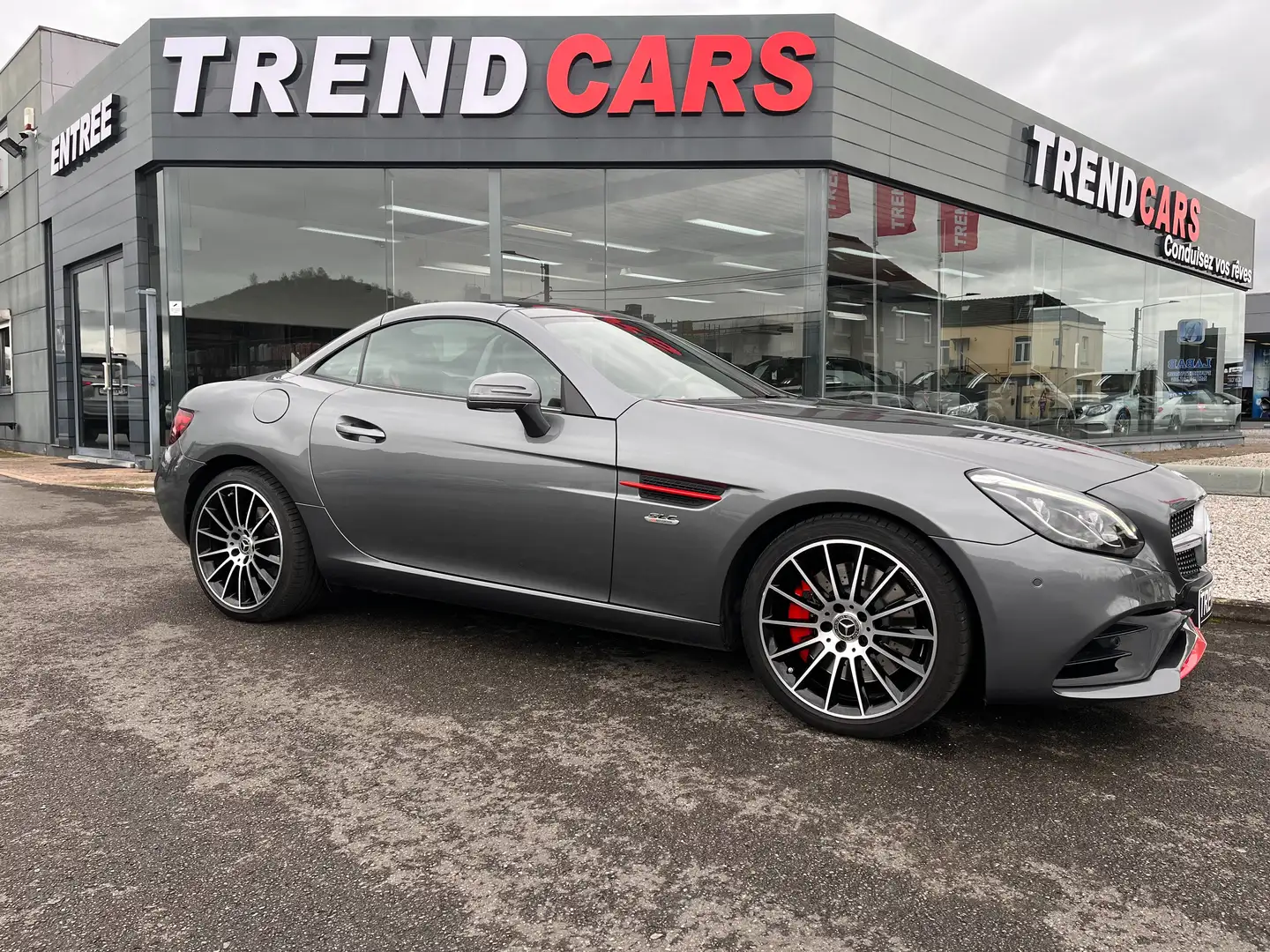 Mercedes-Benz SLC 180 RED-ART EDITION PACK-AMG 9G-TRONIC TOIT PANO CAME. Grey - 2