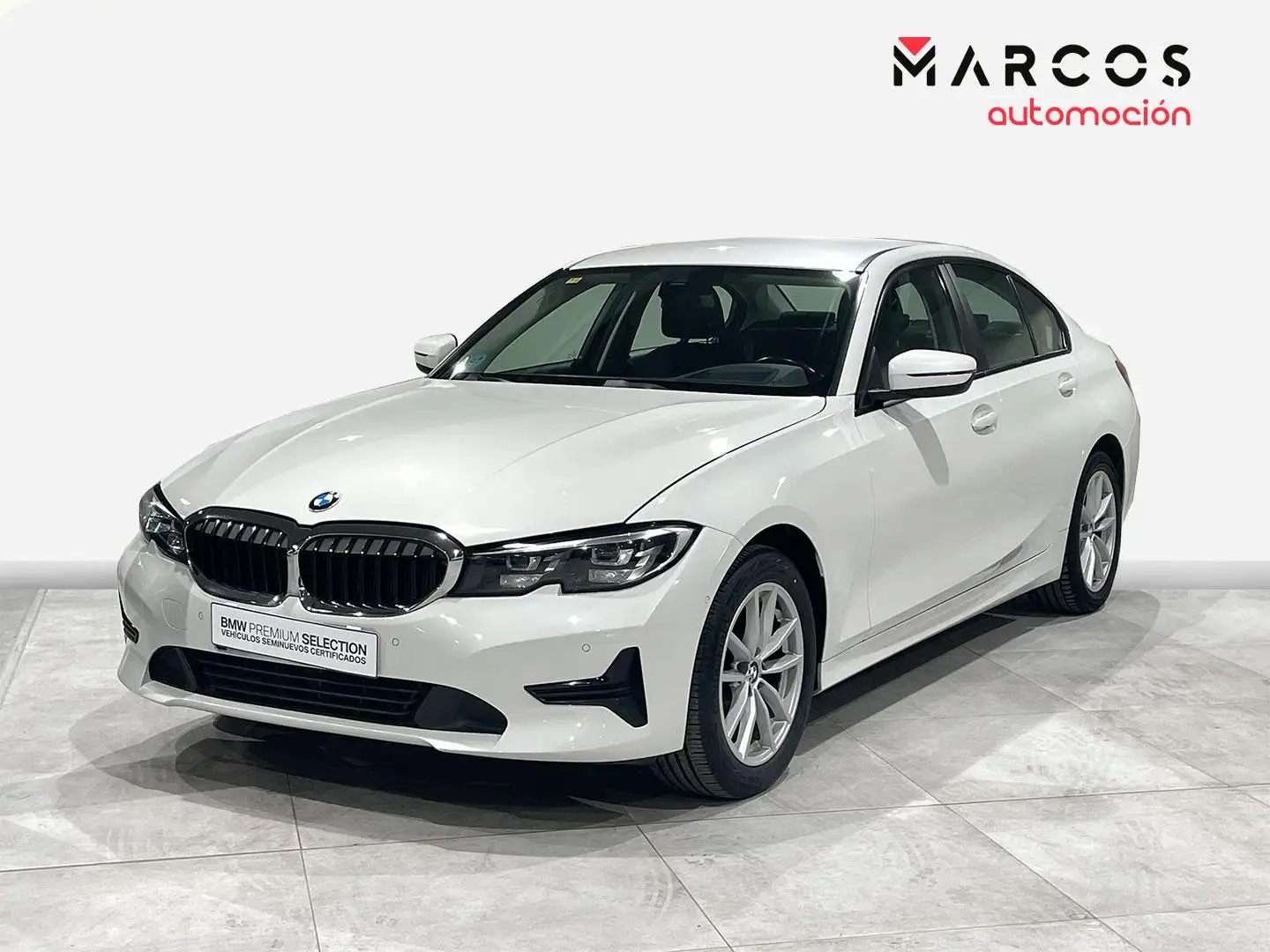 BMW 318 318d Blanc - 1