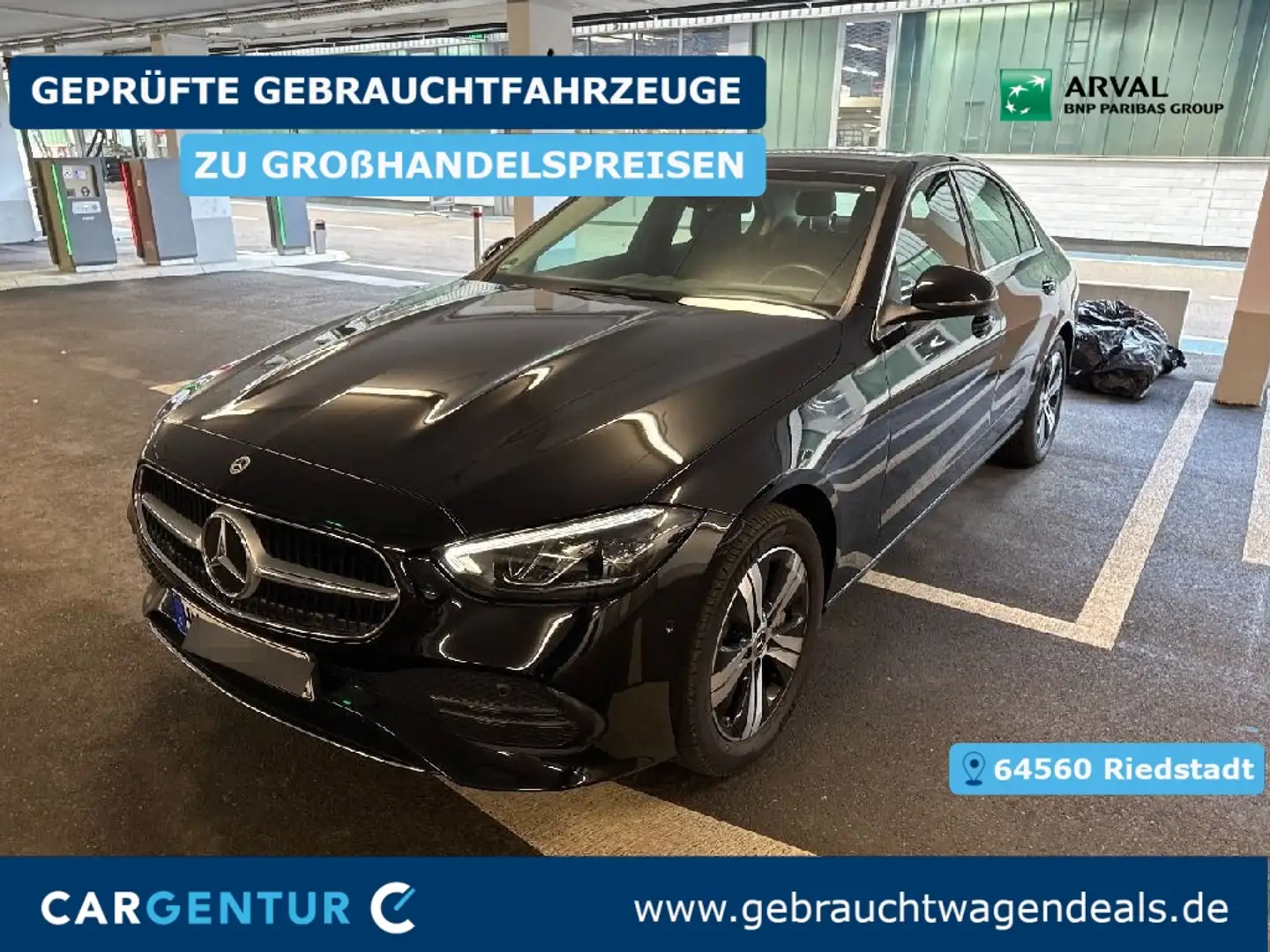 Mercedes-Benz C 300 e Avantgarde Key LED Lane Navi Noir - 1