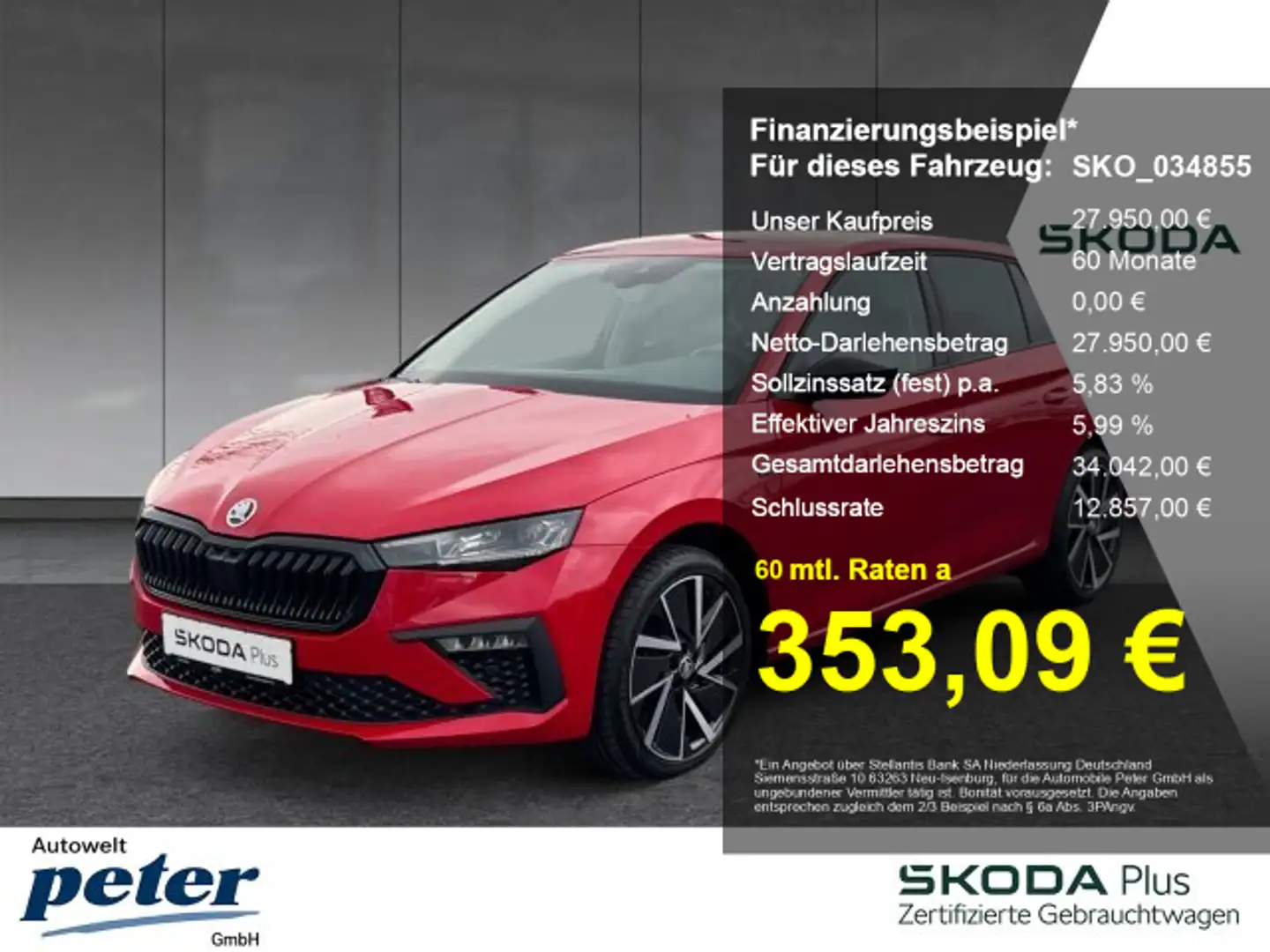 Skoda Scala SCALA DRIVE 1.0 TSI DSG **MATRIX*NAVI AMUNDSEN* Rot - 1