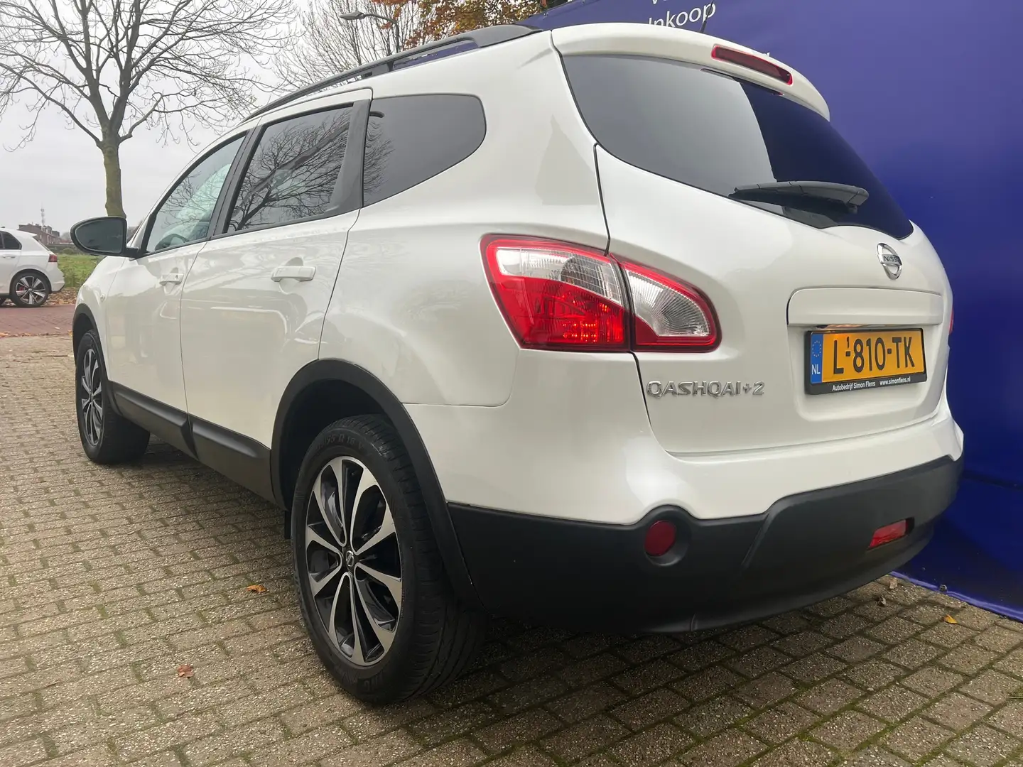 Nissan Qashqai+2 2.0 Optima*7-ZITTER* Blanc - 2