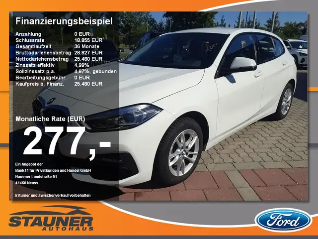 BMW 118 i Sport Line Leder/Stoff Navi PDC LED SHZ