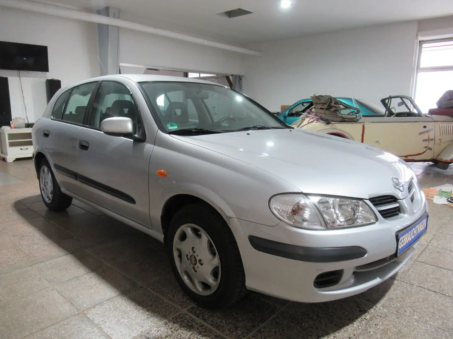 Nissan Almera Fresh 1.5 KLIMA ,1.HAND Srebrny - 2