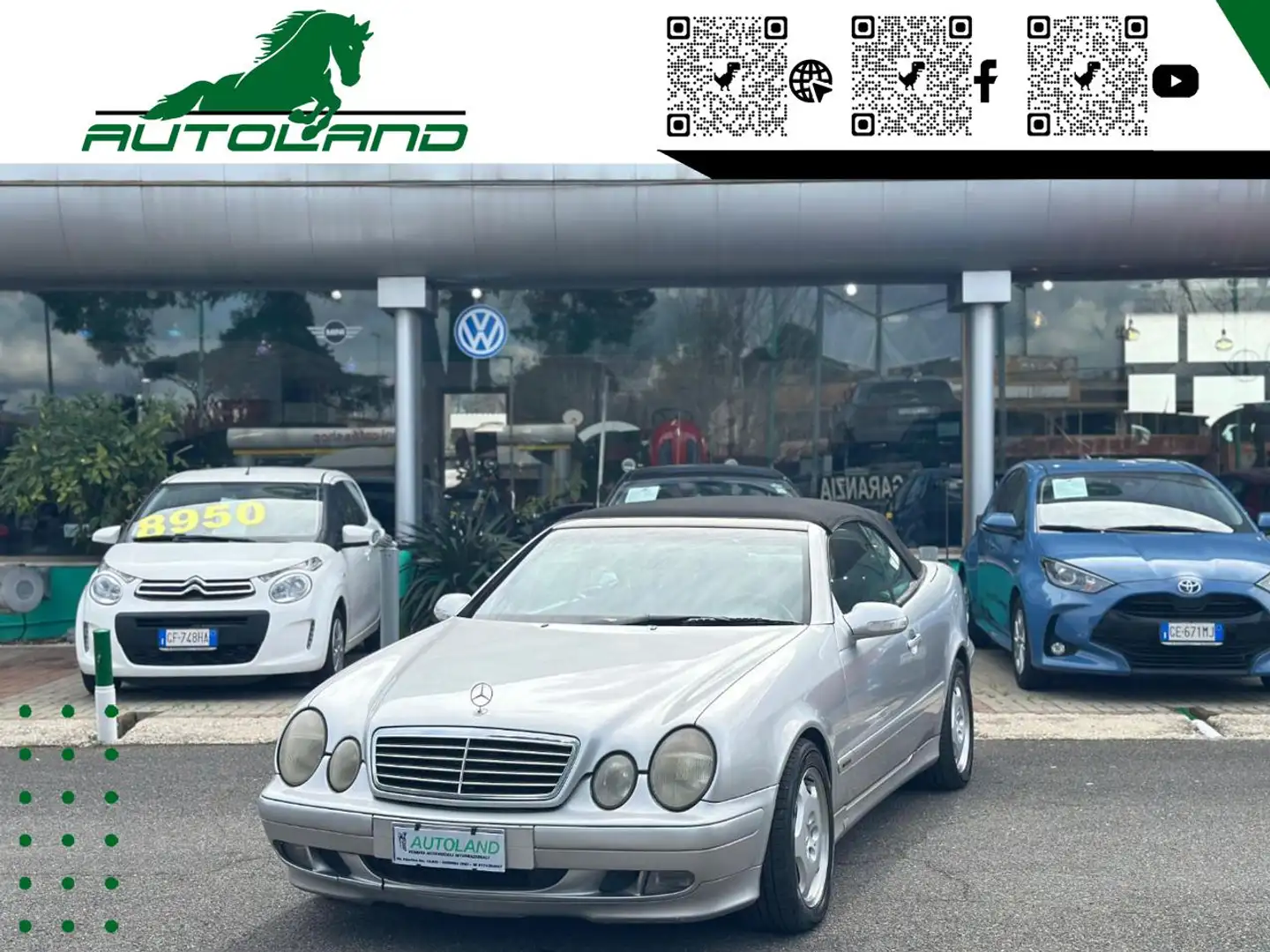 Mercedes-Benz CLK 230 Kompressor cat Cabrio Elegance*OttimeCondizioni Grigio - 1