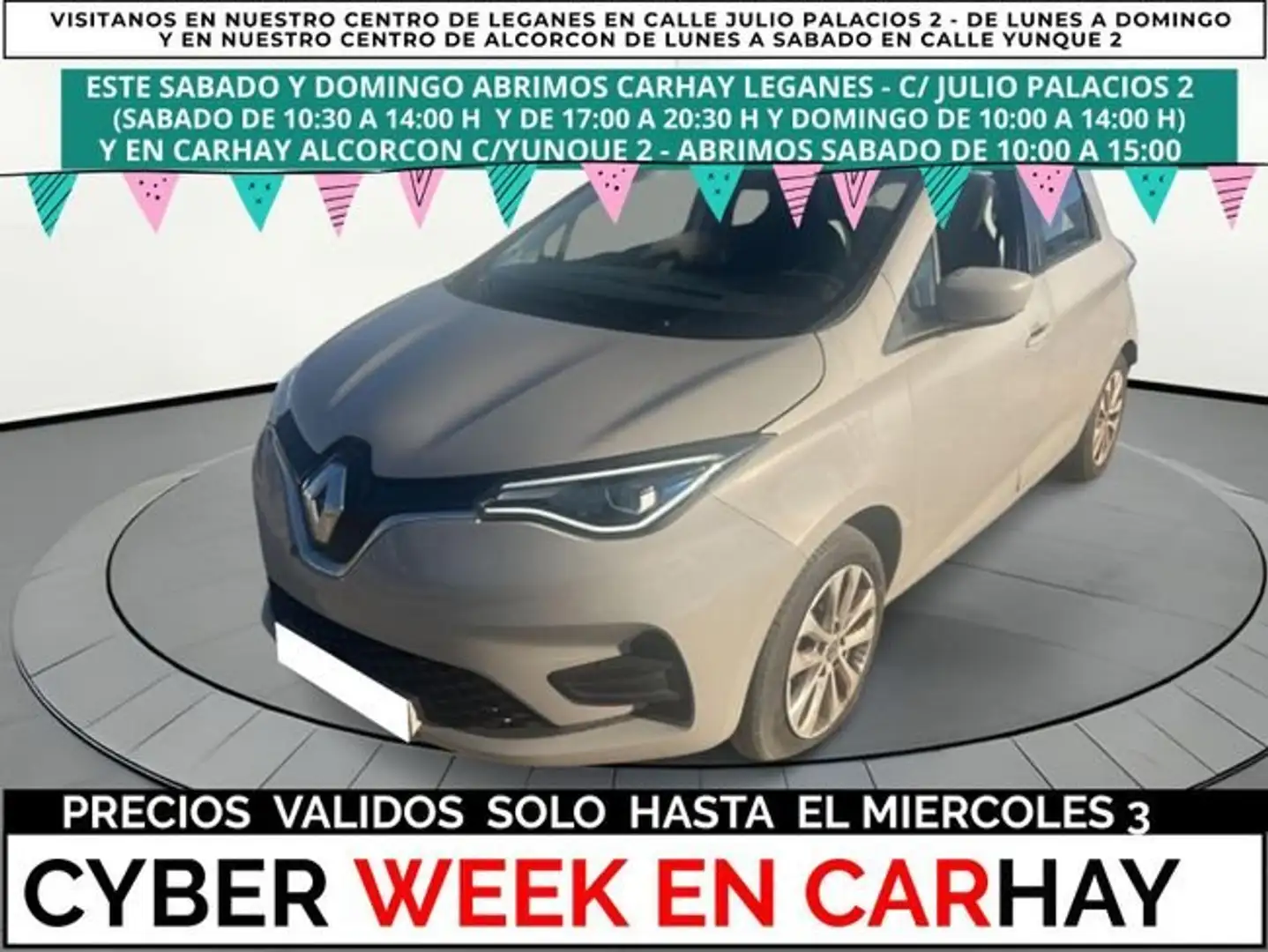Renault ZOE INTENS 80 KW R110 BATERÍA 50KWH Grigio - 1