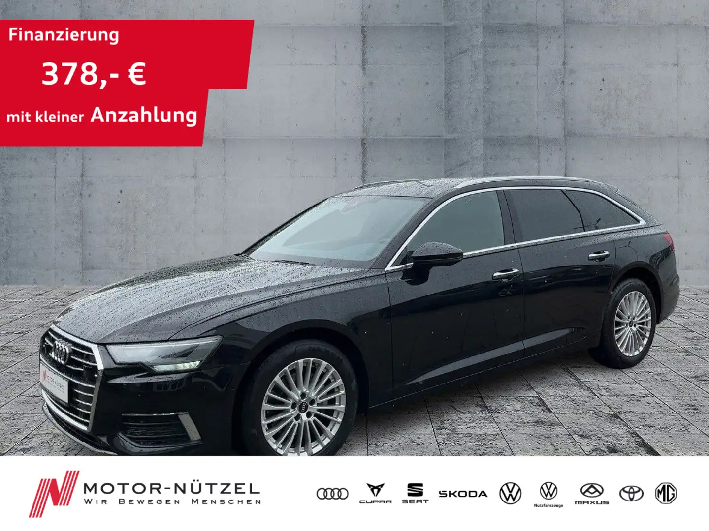 Audi A6 40 TDI S-TR DESIGN 5JG+LED+NAV+ACC+PANO Noir - 1