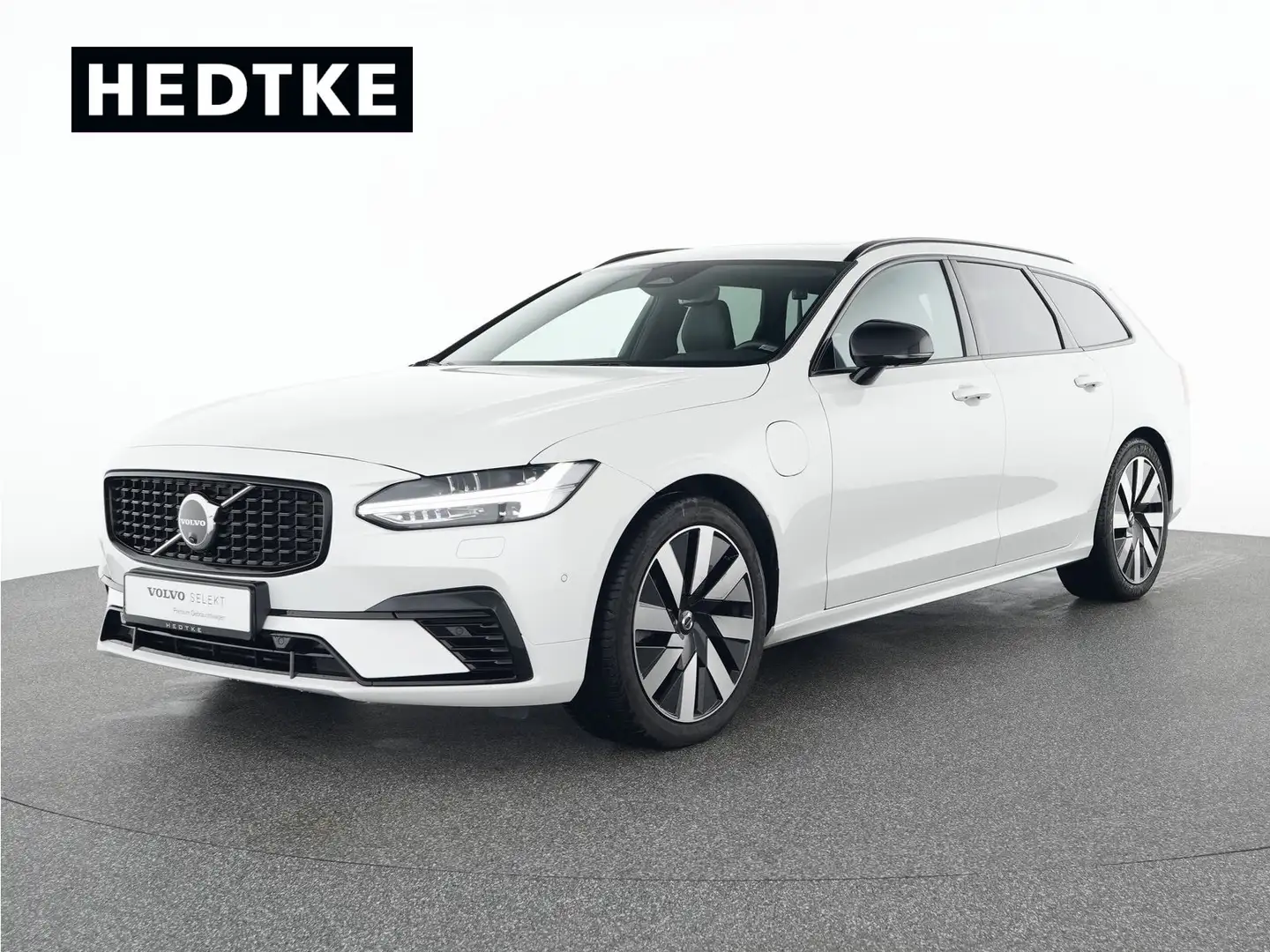 Volvo V90 T8 AWD Plus Dark 19"+HUD+PANO+360°+VOLL-LED Weiß - 1