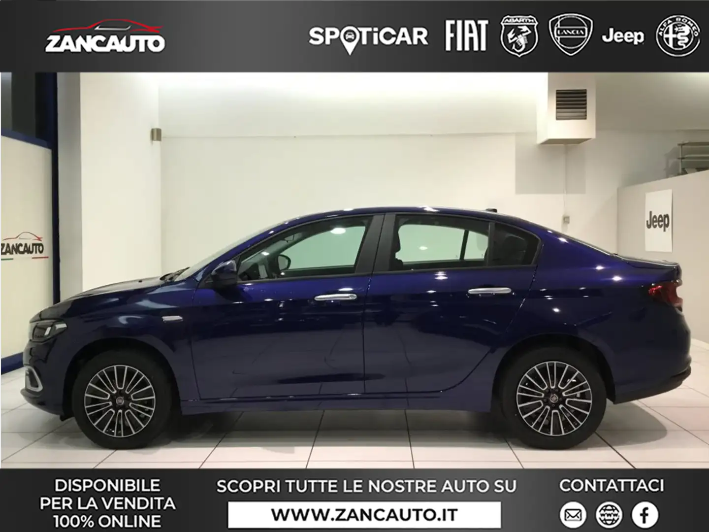Fiat Tipo 1.6 Mjt S&S 4 porte City PROMO AGOSTO Blauw - 1