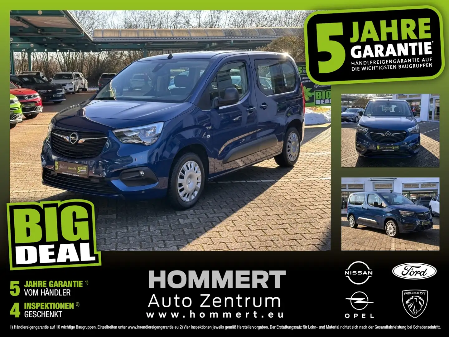 Opel Combo Life E 1.2 Turbo Edition *beh.Lenk*Kamera* Blau - 1