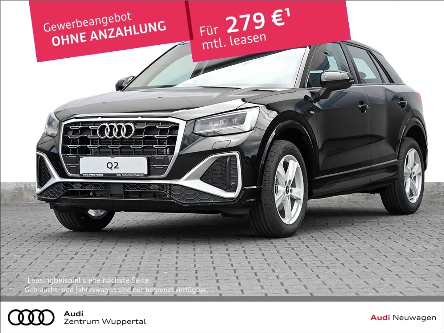 Audi Q2 S LINE 30 TFSI KAMERA AHK LED SHZ VIRTUAL COCKPIT Zwart - 1