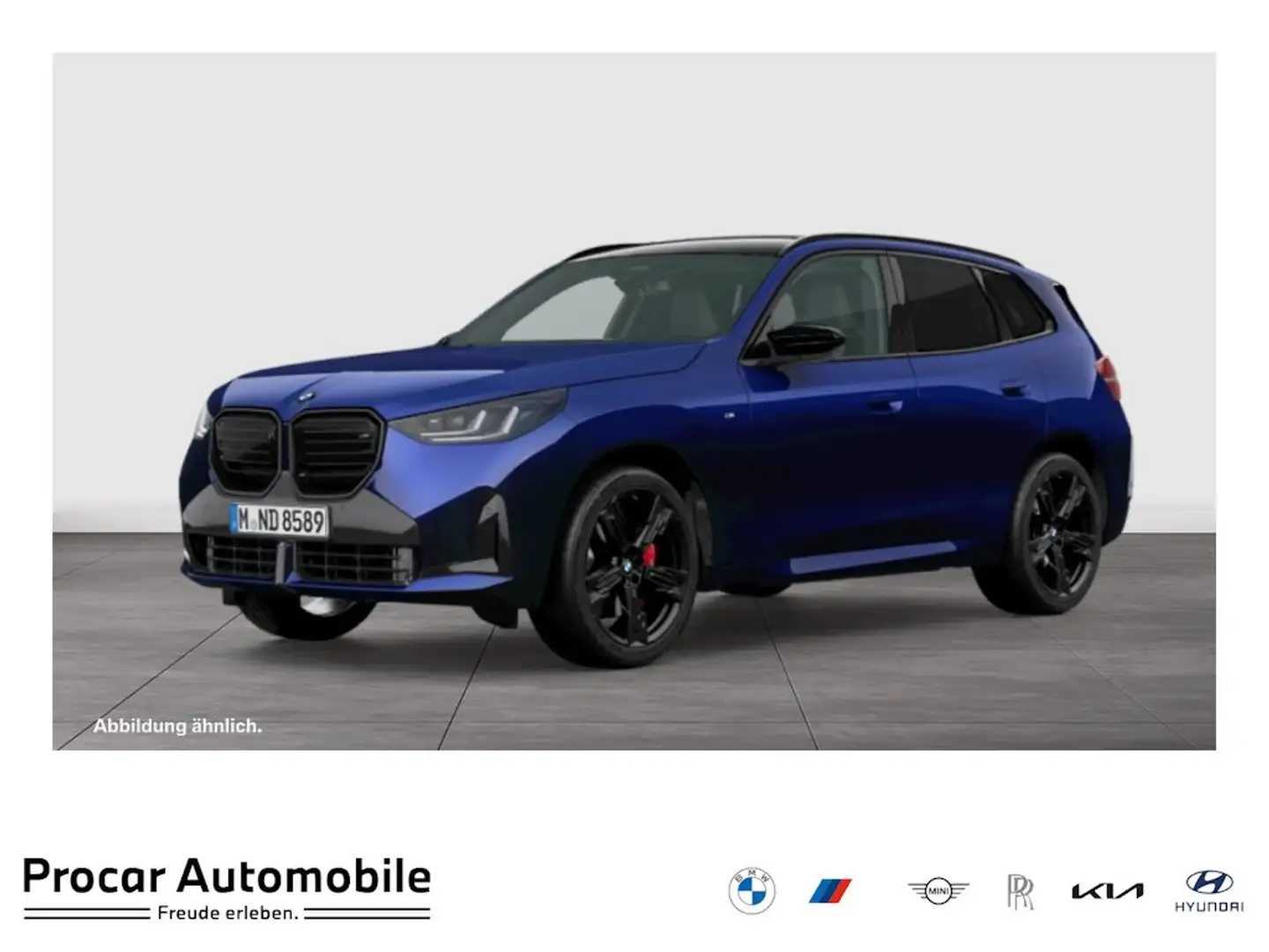 BMW X3 M 50 xDrive MSport + Pano + AHK + H/K + 21" Blauw - 1