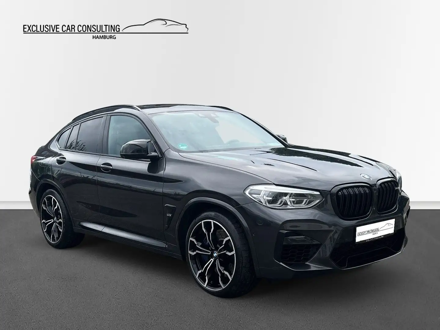 BMW X4 M Competition *Pano *360° *Headup *4xSitzhzg Grau - 1