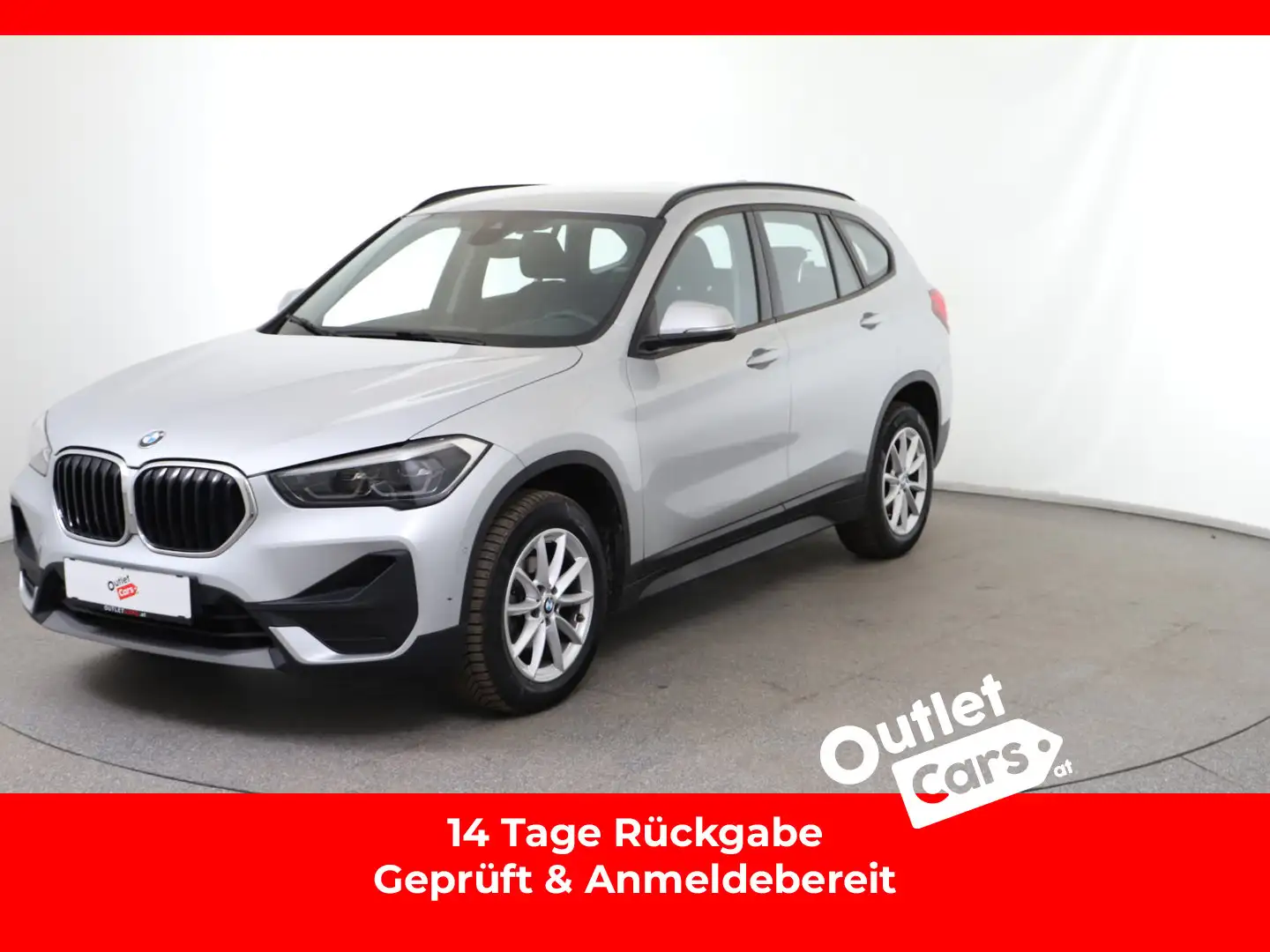 BMW X1 sDrive16d Silber - 1