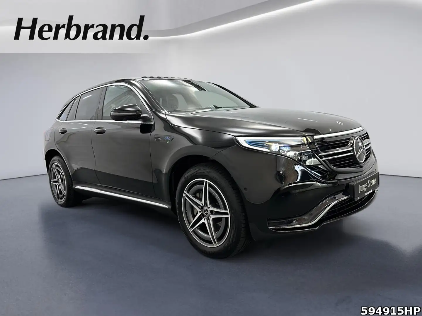 Mercedes-Benz EQC 400 4M AMG MULTIBEAM Schiebedach 360° HUD Schwarz - 2