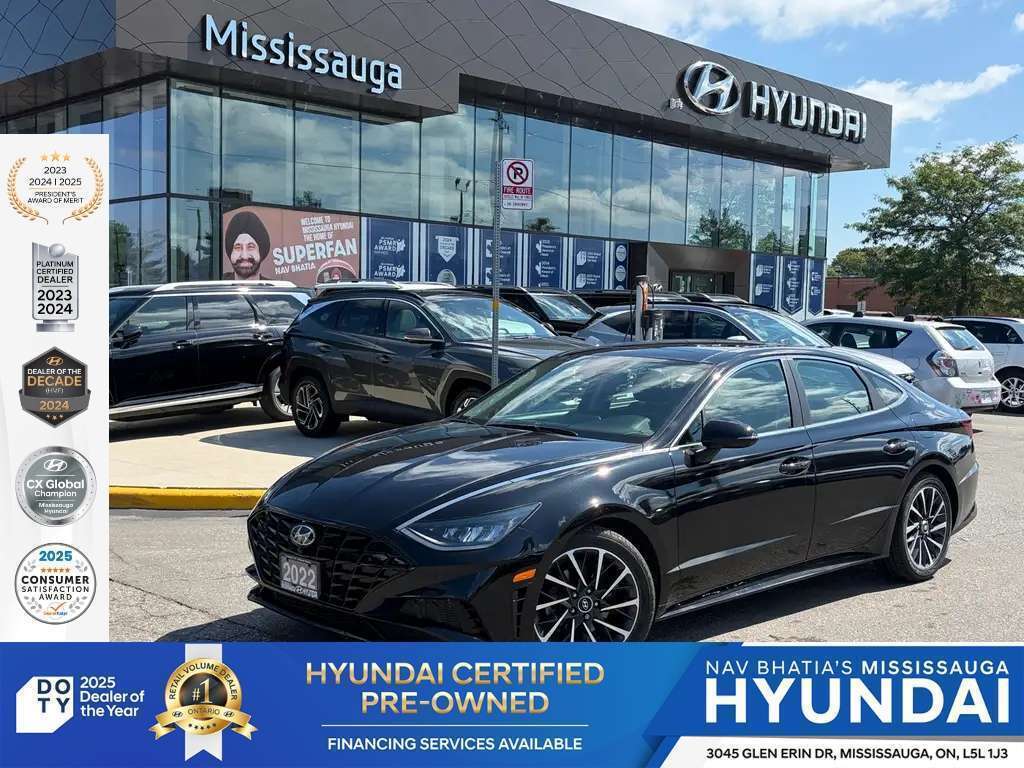 Black 2022 Hyundai Sonata Sedan  Automatic