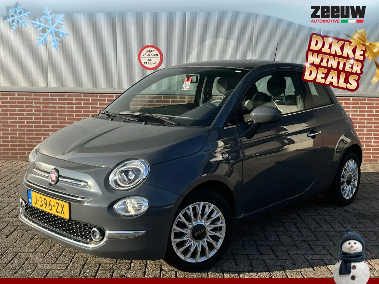 Fiat 500 1.0 Hybrid 70 PK Star | Carplay | Cruise | PDC | 1 Grau - 1