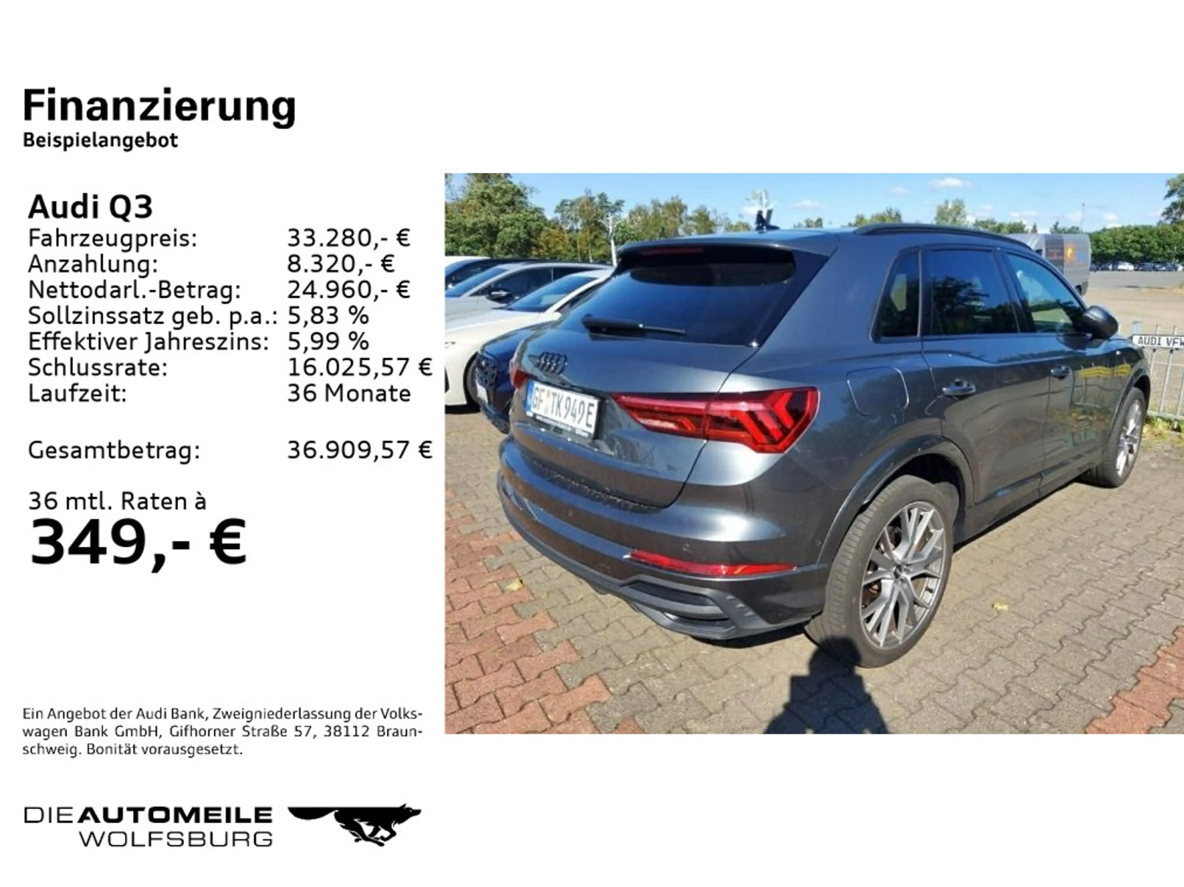 Audi Q3 45 TFSI e S tronic S line AHK/Kamera/SONOS/Na — photo 2