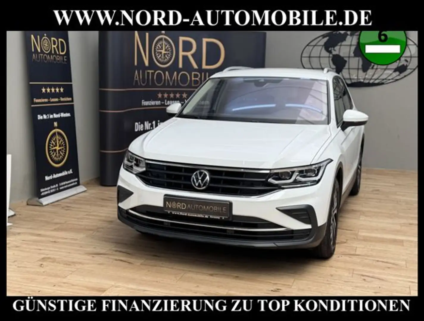 Volkswagen Tiguan Life ACTIVE 2.0 TDI DSG Matrix/AHK/Kamera Active Weiß - 1