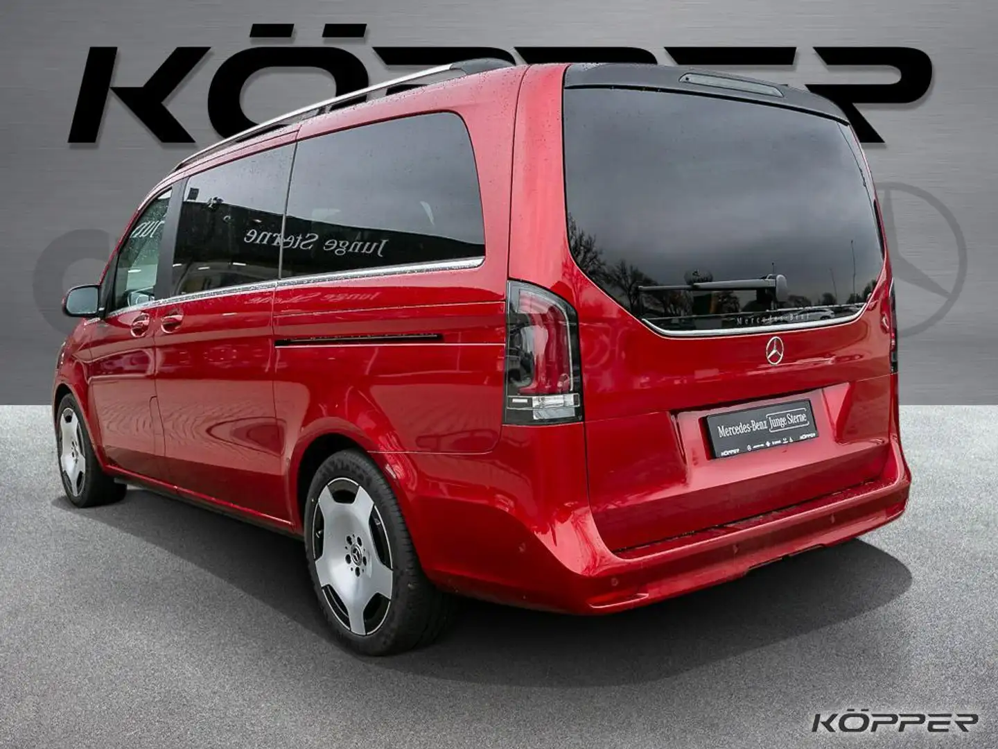 Mercedes-Benz V 220 d L AHK Airma. Leder Distronic Avantgarde Rouge - 2