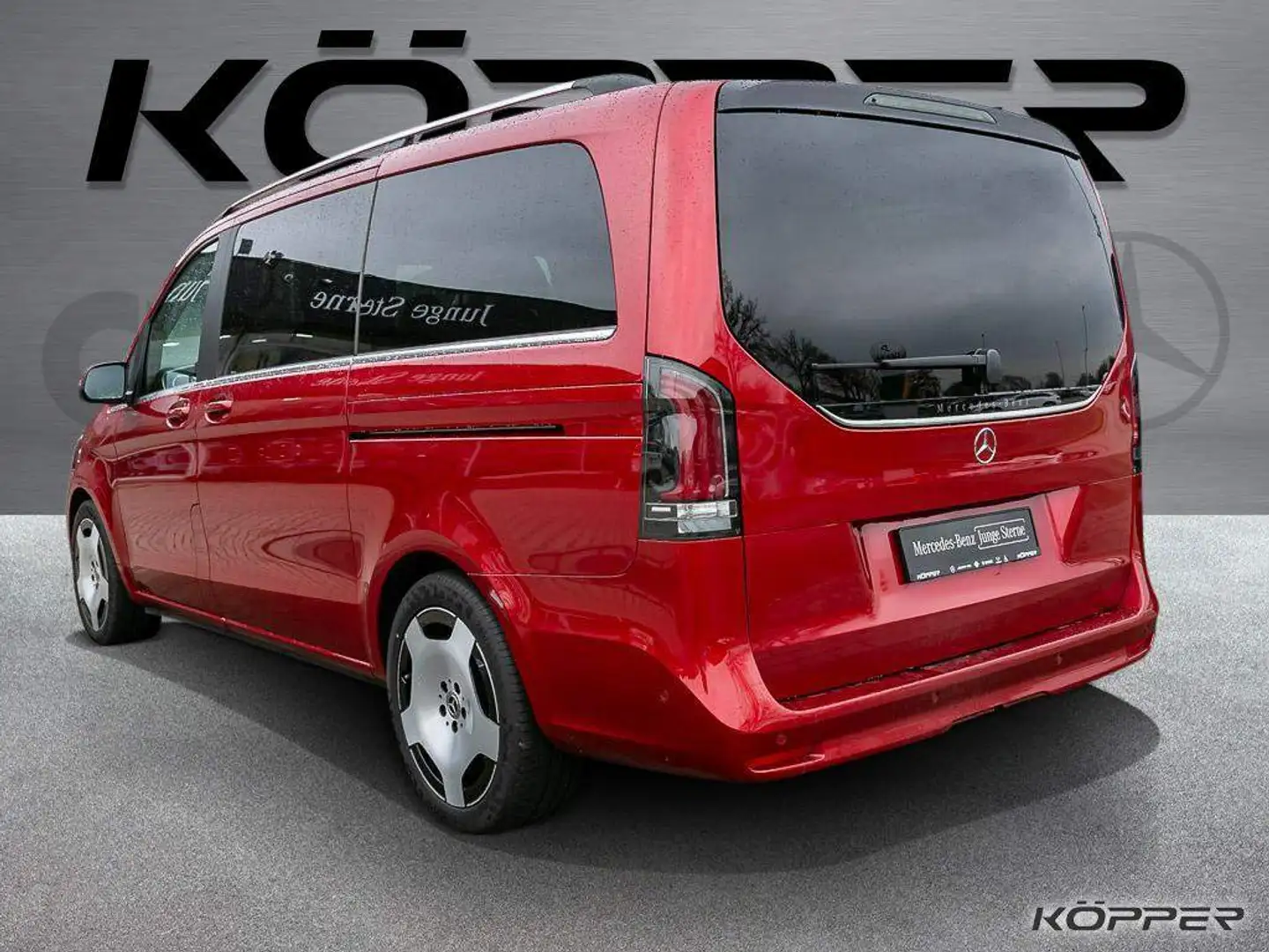 Mercedes-Benz V 220 d L AHK Airma. Leder Distronic Avantgarde Rot - 2