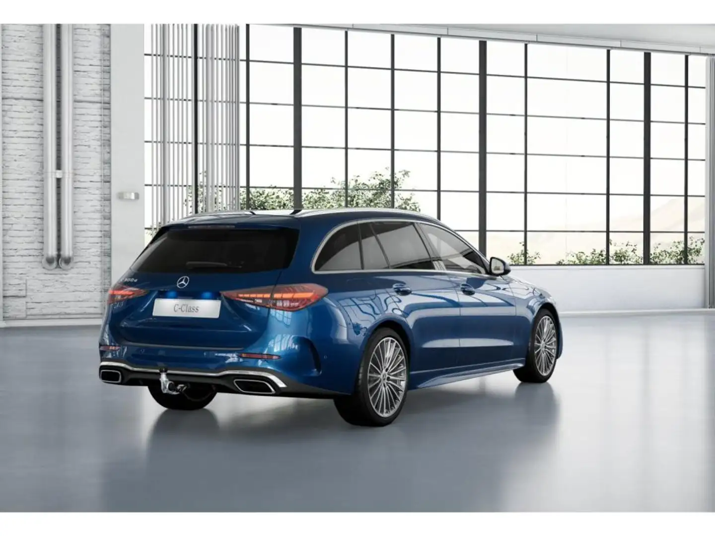 Mercedes-Benz C 300 d T AMG-Sport/DIGITAL/Cam/AHK/Totw/Distr Blau - 2