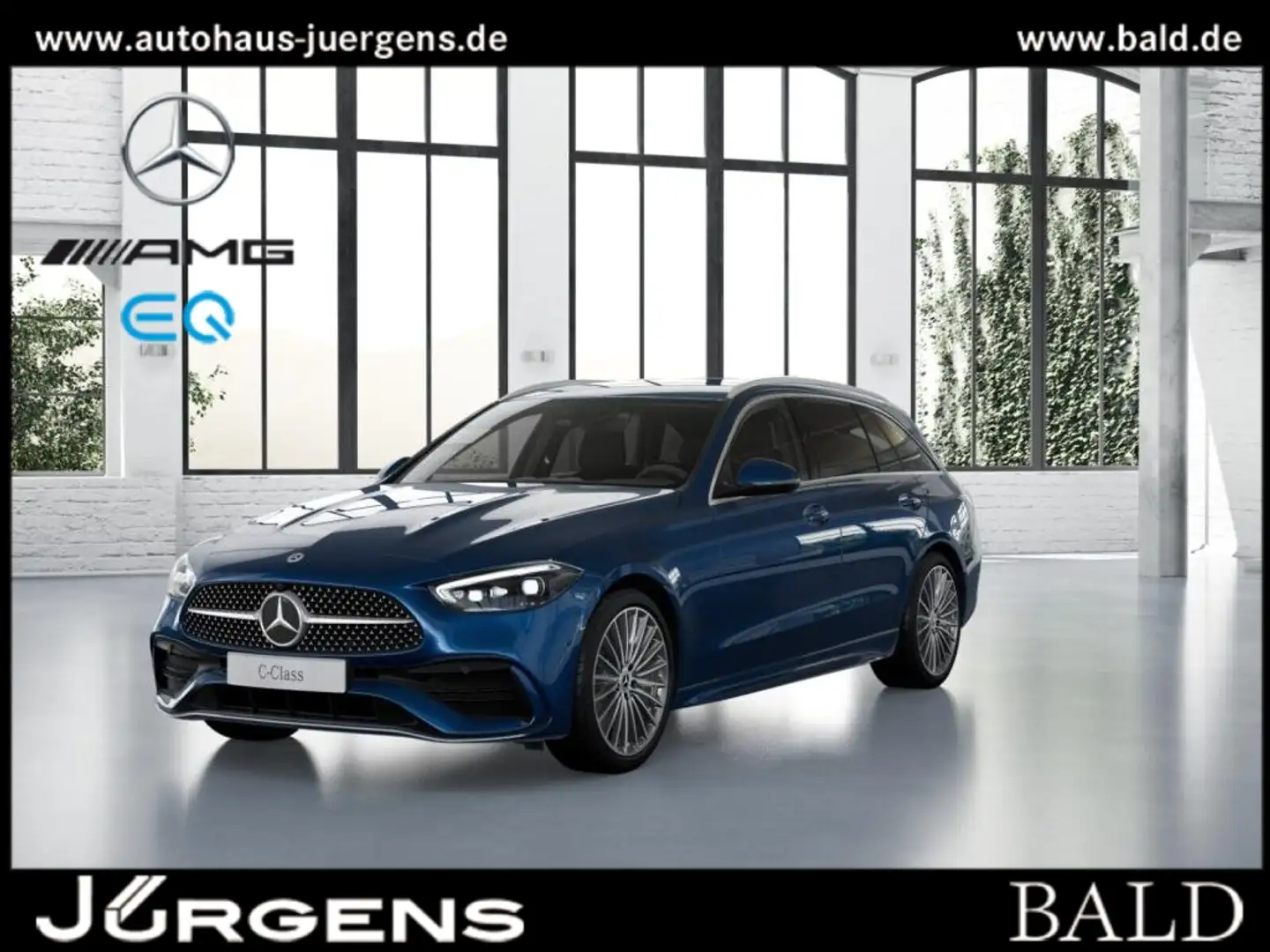 Mercedes-Benz C 300 d T AMG-Sport/DIGITAL/Cam/AHK/Totw/Distr Blau - 1