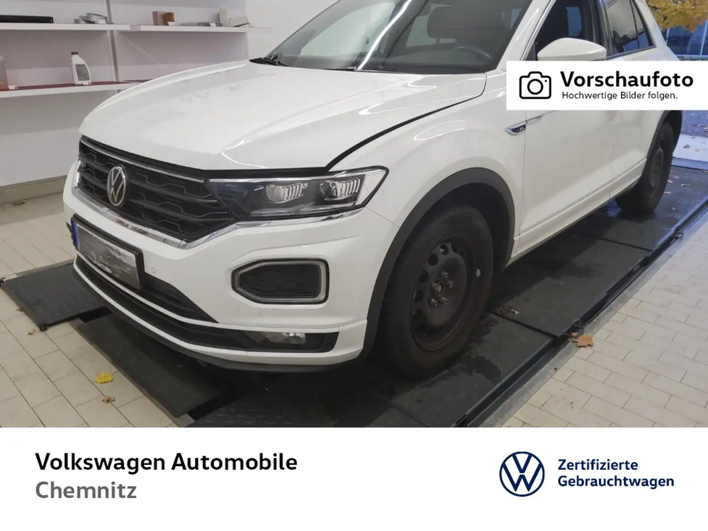 Volkswagen T-Roc 1.5 TSI Sport*LED*Rear View*Sitzheizung* Weiß - 1