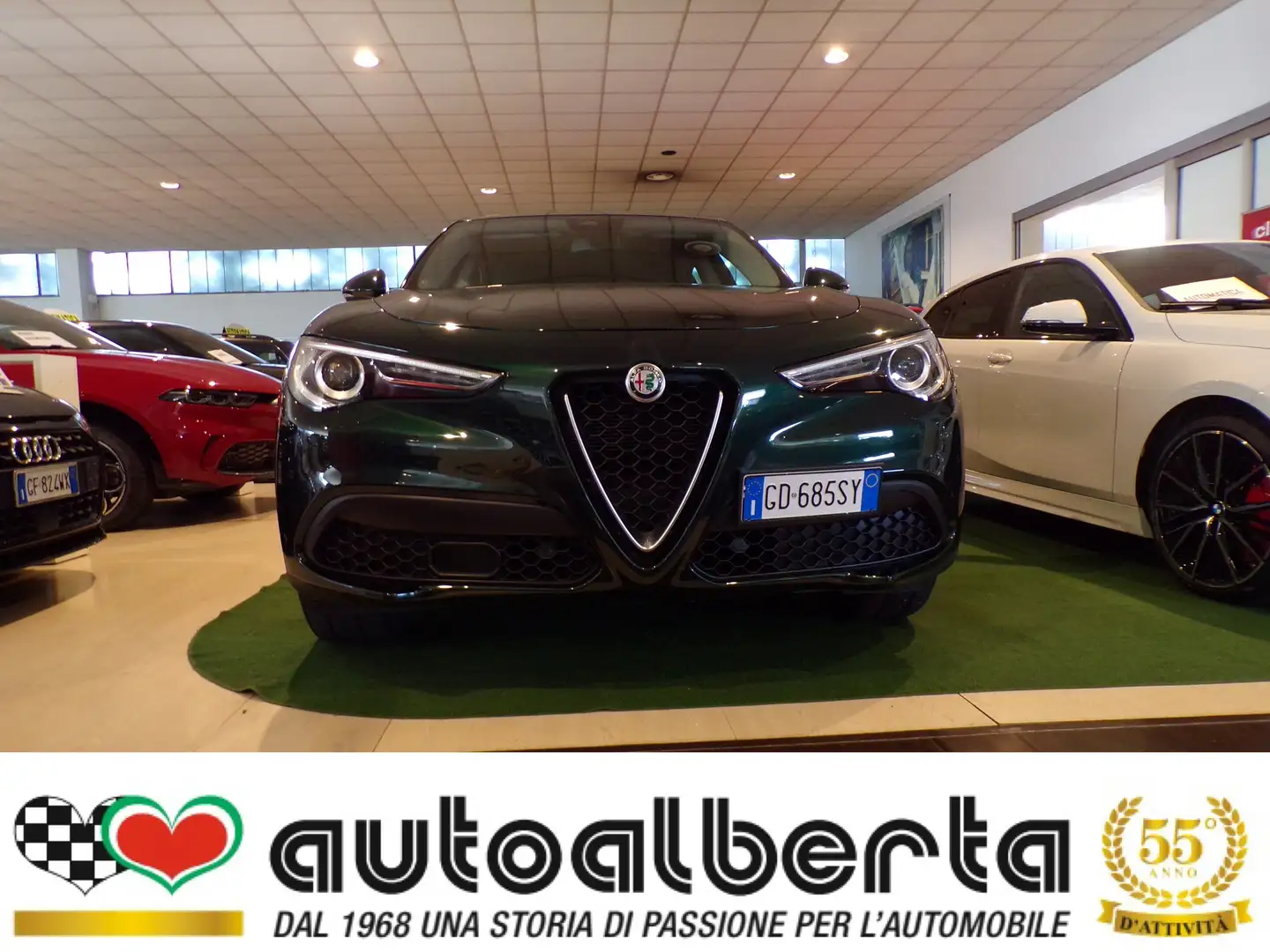 Alfa Romeo Stelvio Q4 2.2 t Business 190cv auto 4X4 (KM. 31.208) Vert - 2