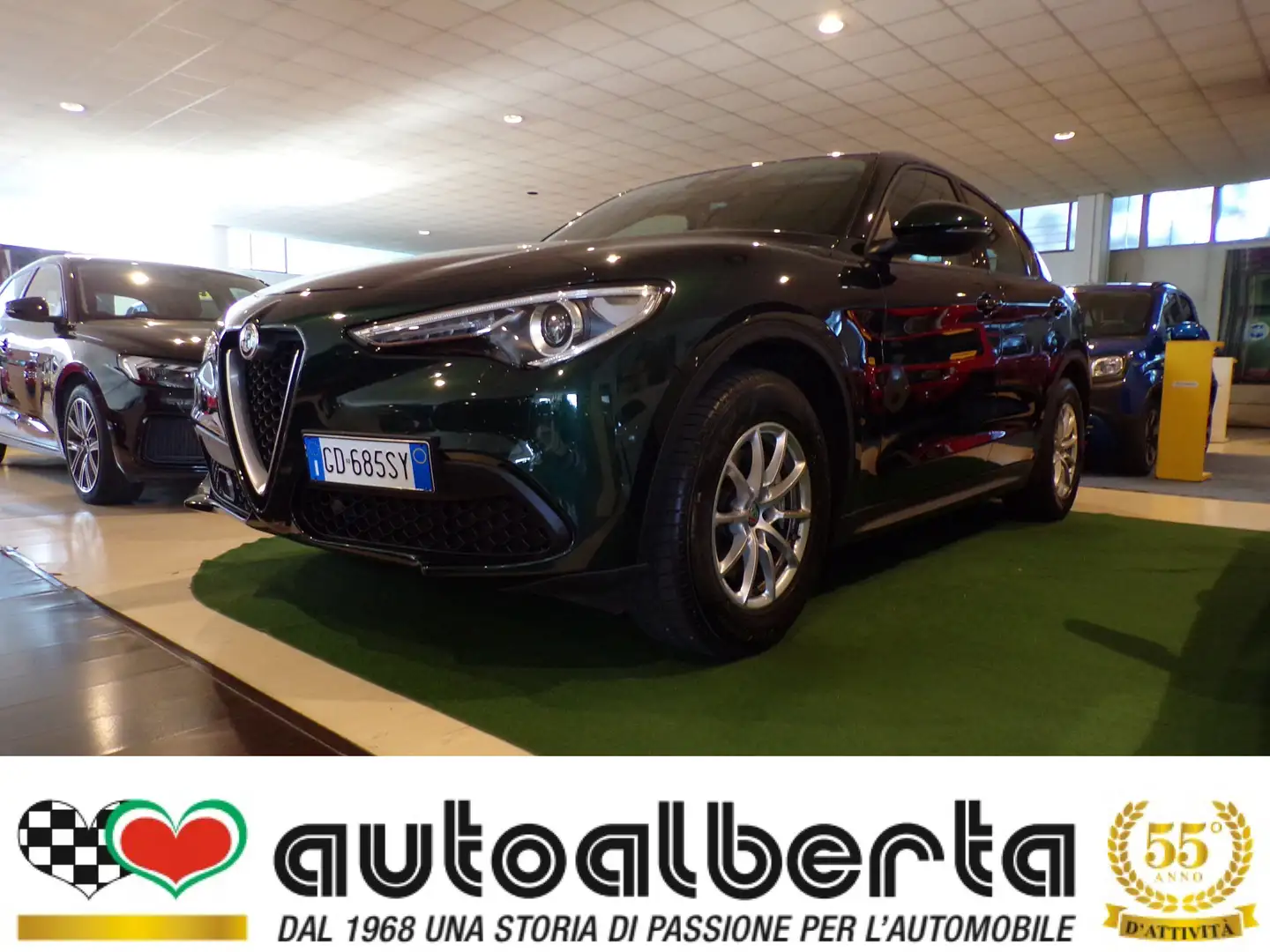 Alfa Romeo Stelvio Q4 2.2 t Business 190cv auto 4X4 (KM. 31.208) Vert - 1