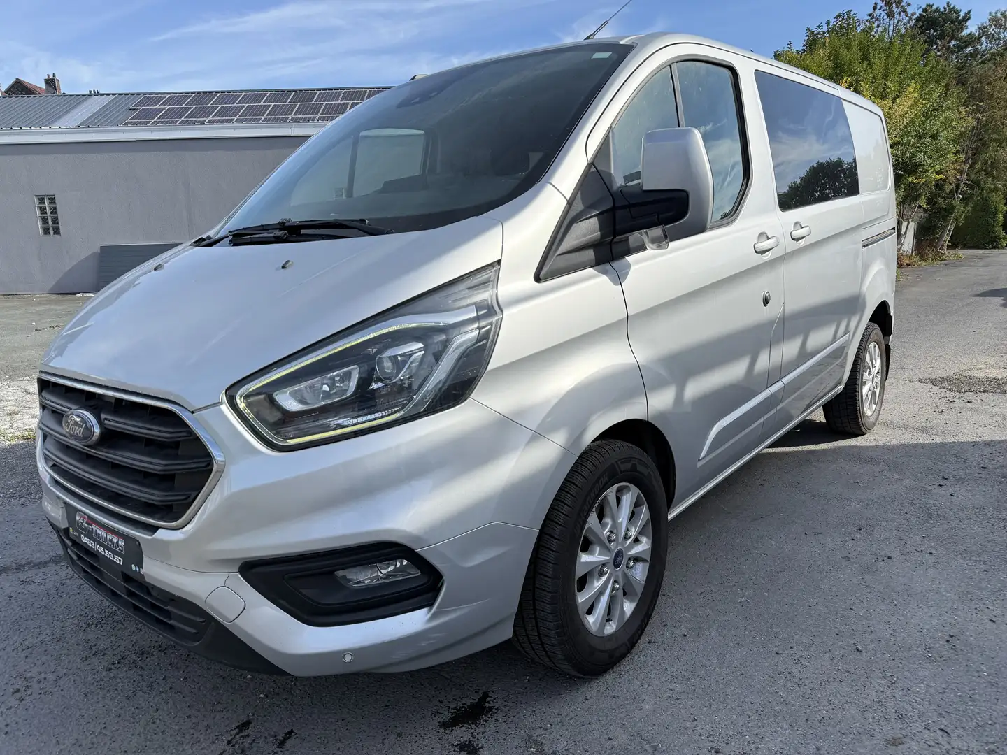 Ford Transit Custom Double cabines automatique   XENON ! Gris - 2