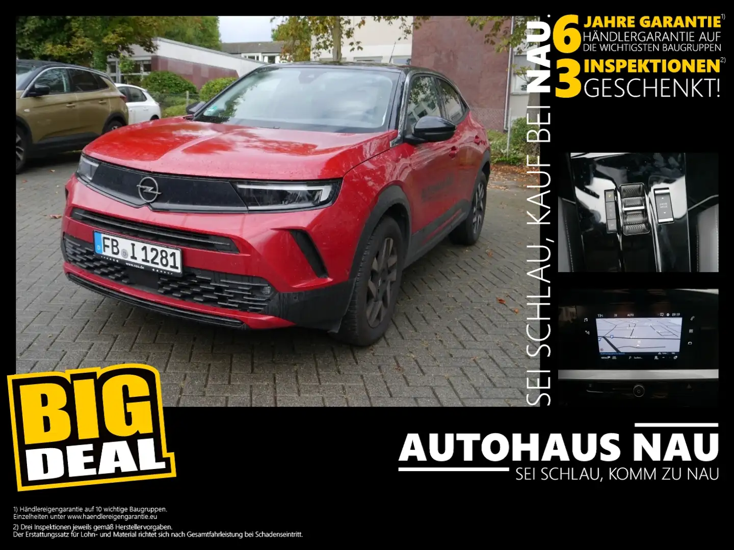 Opel Mokka 1.2 Turbo Elegance FLA SpurW DynLi LM KAM Rot - 1
