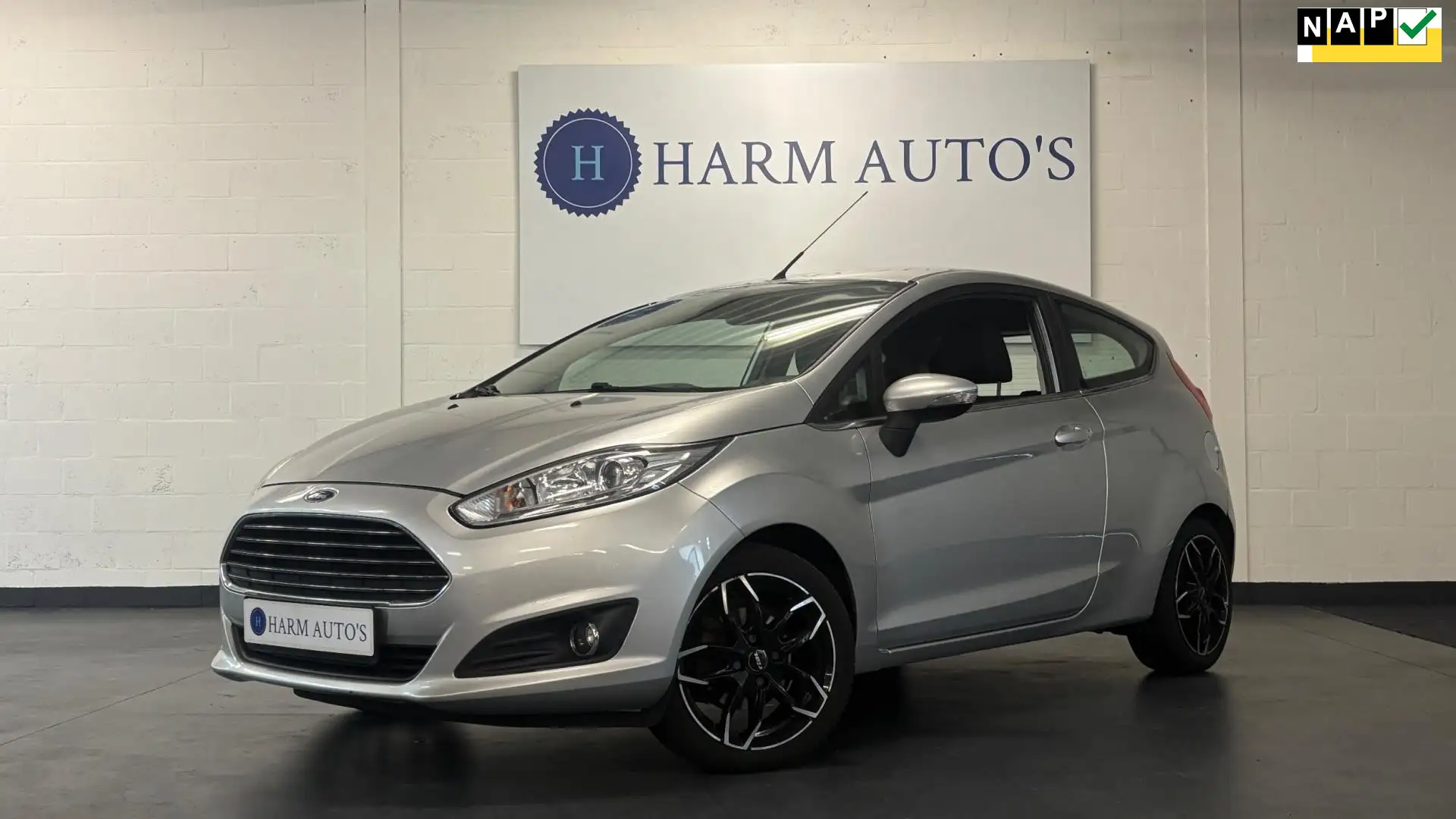 Ford Fiesta 1.6 TDCi Titanium 95PK Cruise / Clima / PDC / Bleu Gris - 1