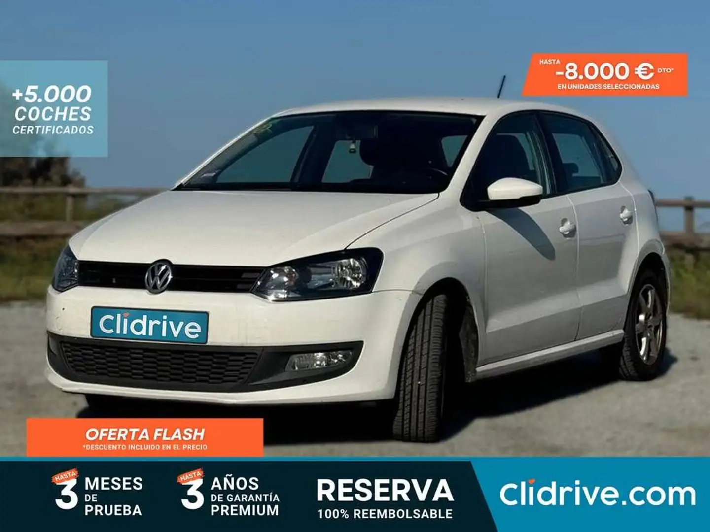 Volkswagen Polo 1.6TDI R-Line 90 Blanco - 1