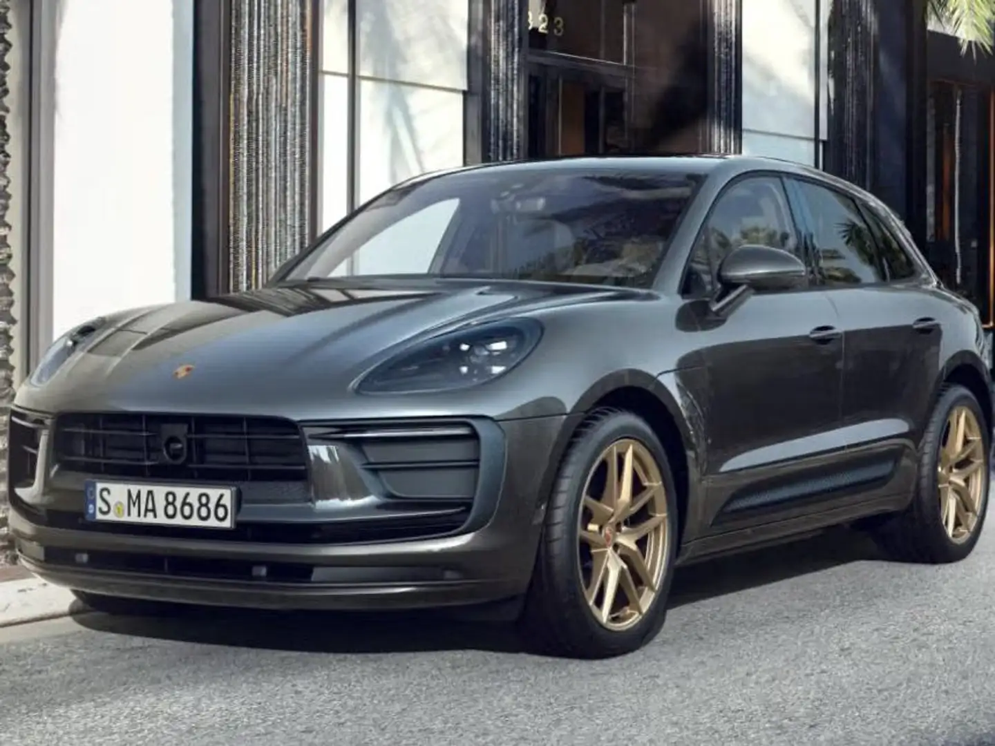 Porsche Macan 2.0 Turbo PDK Gris - 1