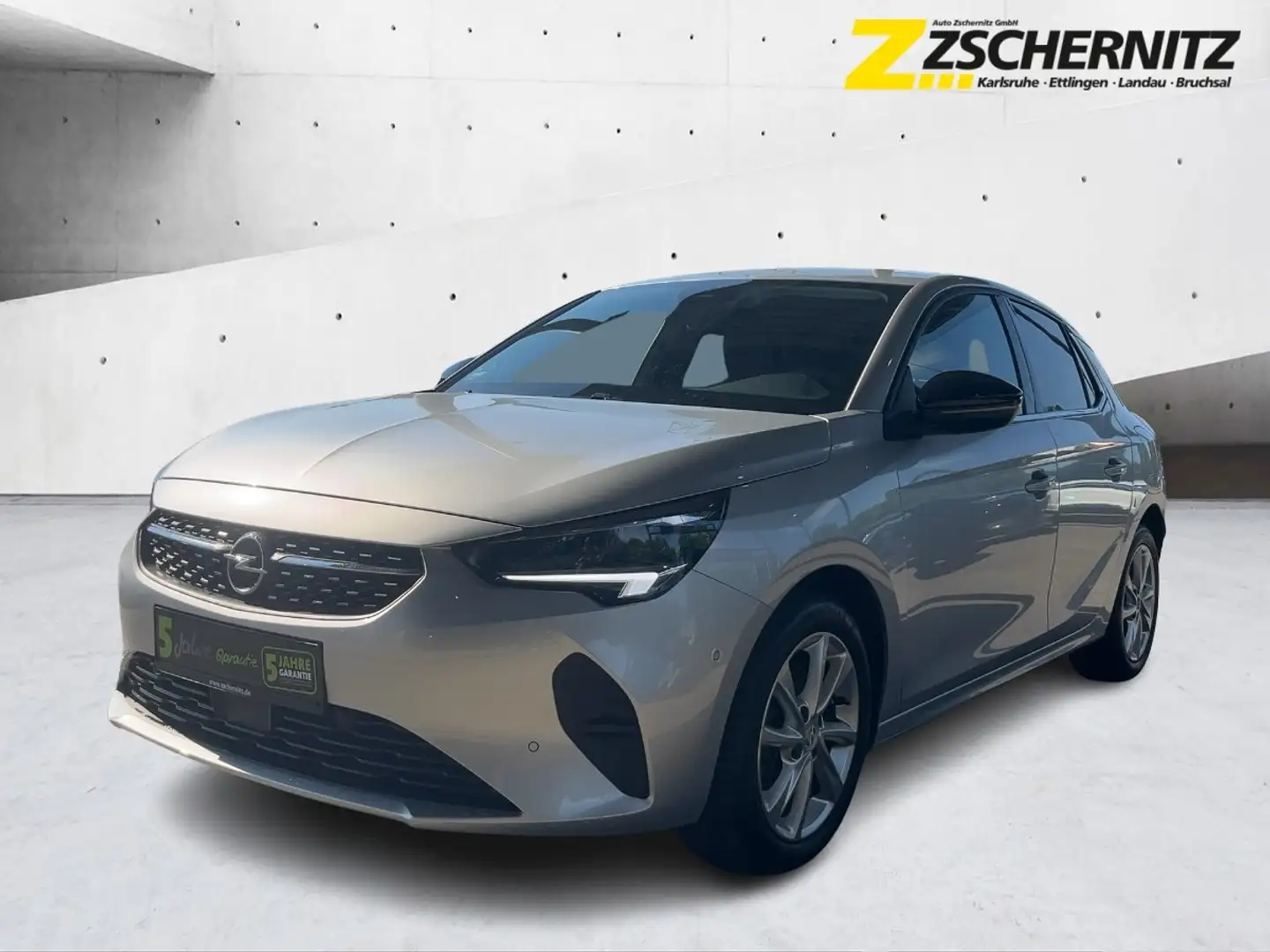 Opel Corsa F 1.2 Turbo Elegance KAM LED PDC Gris - 1