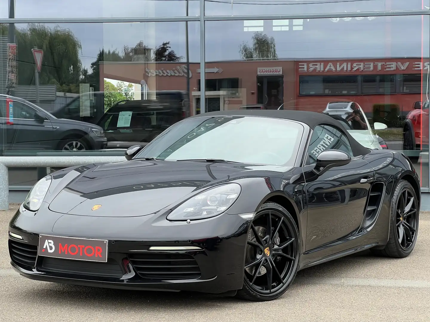 Porsche 718 Boxster 2.0 Turbo PDK PDLS+ CHRONO EXHAUST JA20 Noir - 2