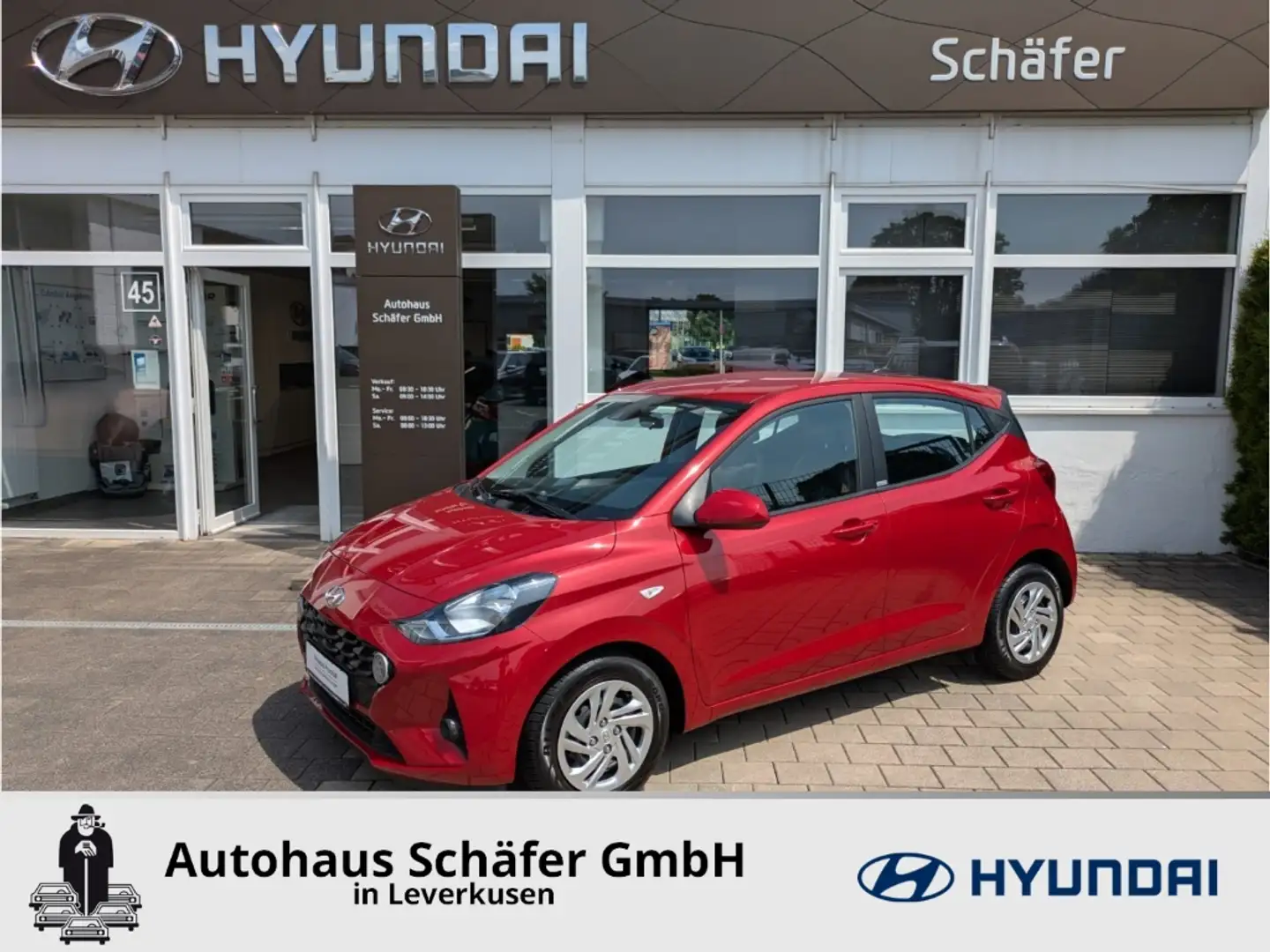 Hyundai i10 Select Navi Apple CarPlay DAB SHZ LenkradHZG Temp Rouge - 1