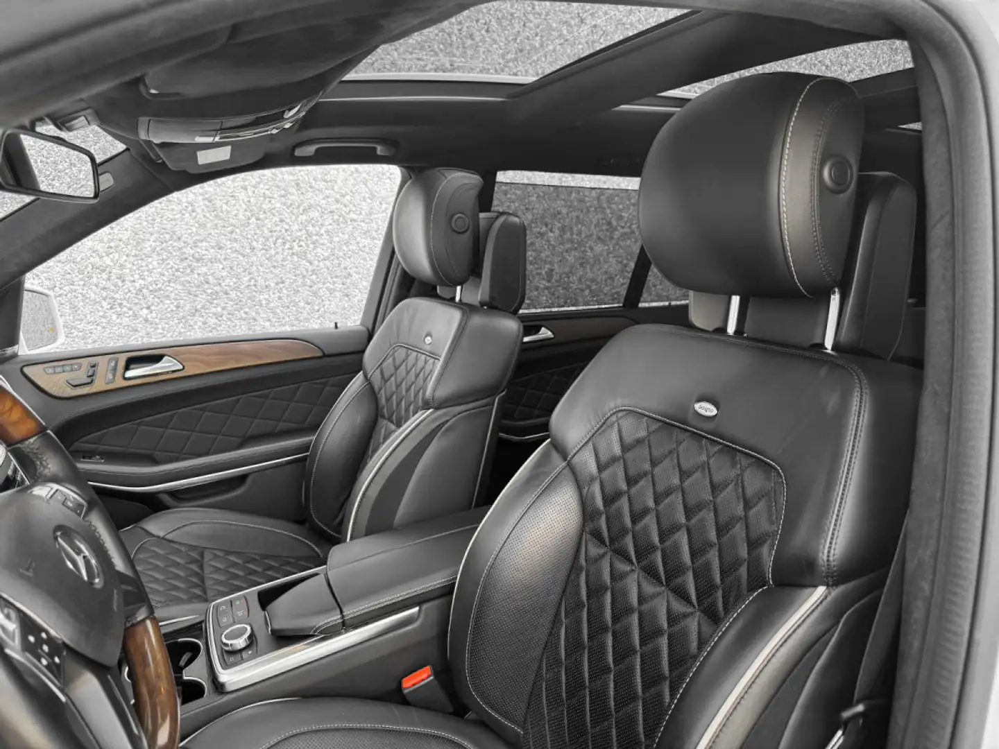 Mercedes-Benz GL 500 GL 500 AMG 4Matic /7 Sitze/DVD/ TV Tuner/360°/21/P Blanc - 2