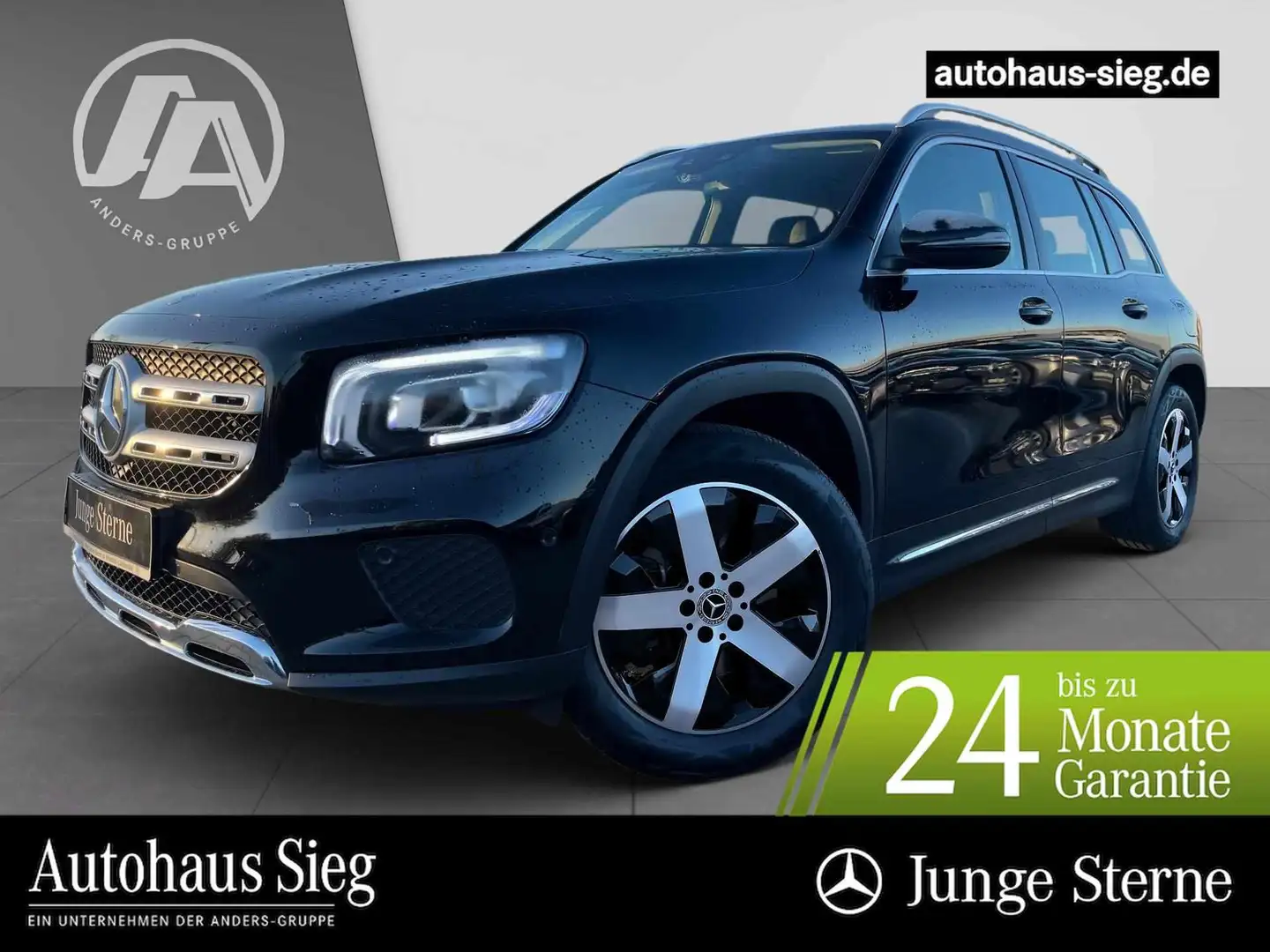 Mercedes-Benz GLB 220 d 4M Progresive+MBUX+AHK+SHZ+LED+Kamera Schwarz - 1