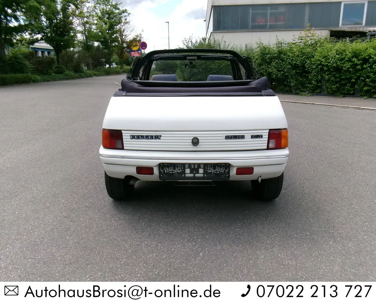 Peugeot 205 CJ Cabrio * Sehr sauber * Mit TÜV * Deutsches Fahrzeug *, foto 4