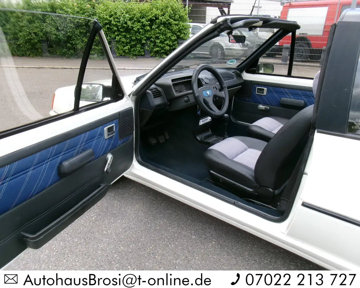 Peugeot 205 CJ Cabrio * Sehr sauber * Mit TÜV * Deutsches Fahrzeug *, foto 11