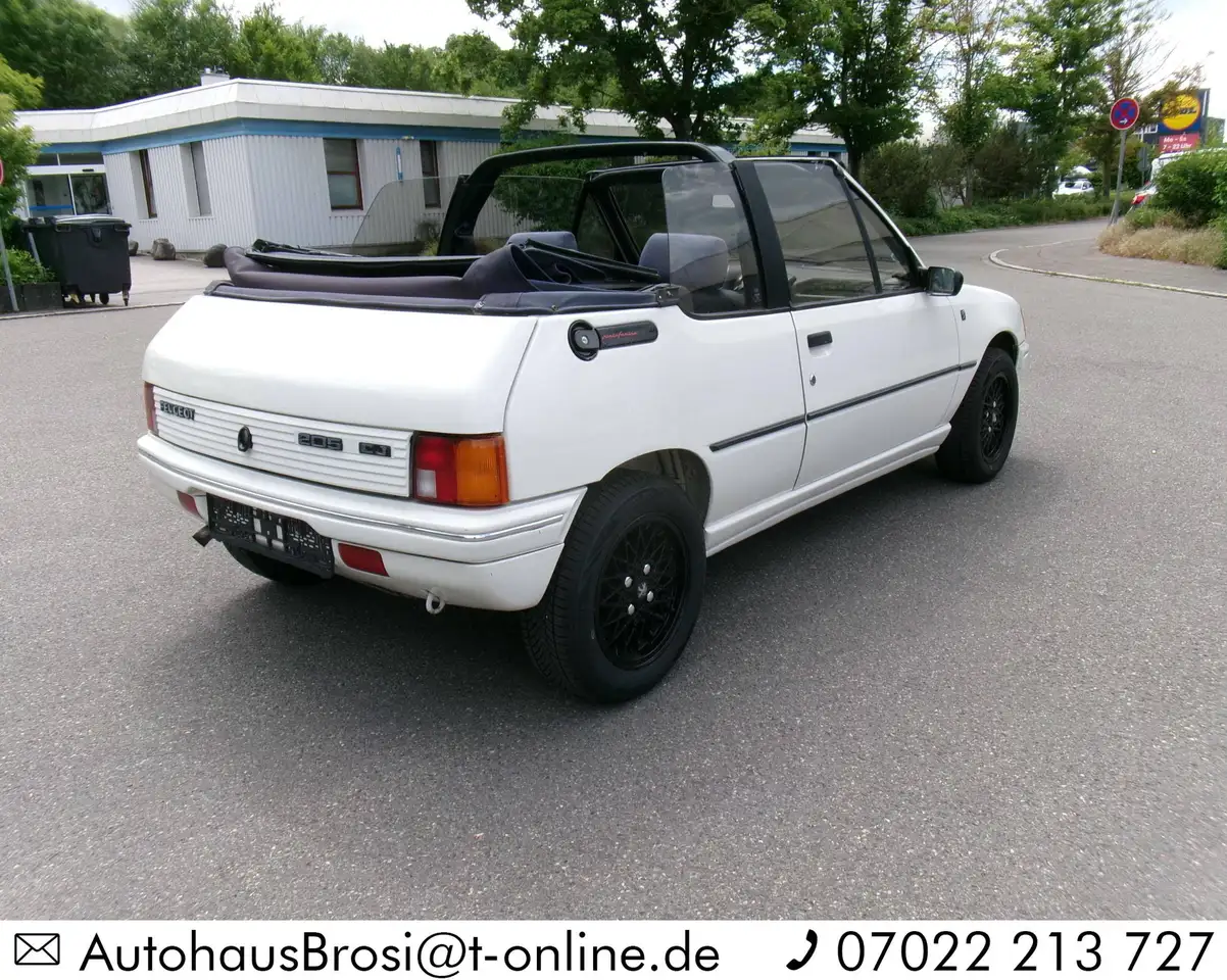 Peugeot 205 CJ Cabrio * Sehr sauber * Mit TÜV * Deutsches Fahrzeug *, foto 5