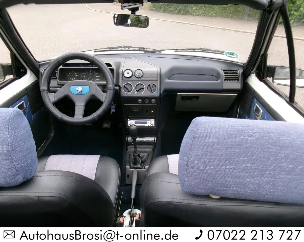 Peugeot 205 CJ Cabrio * Sehr sauber * Mit TÜV * Deutsches Fahrzeug *, foto 12