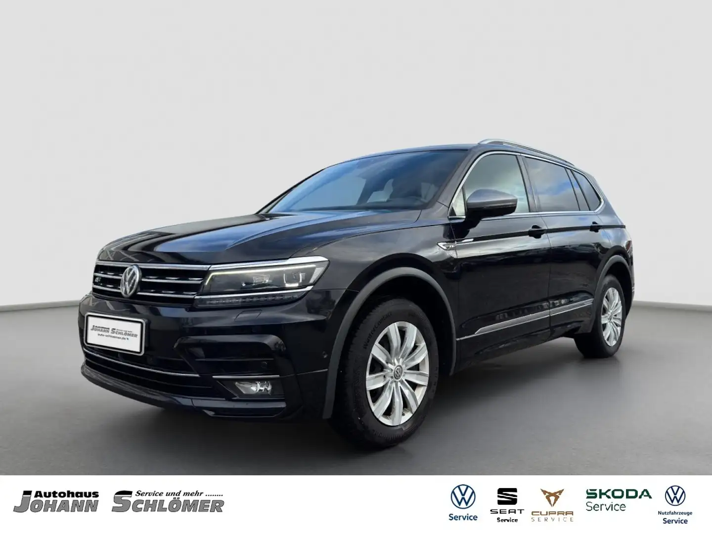 Volkswagen Tiguan Allspace 2.0 TDI R-Line Highline ACC LED Klima Navi Zwart - 1
