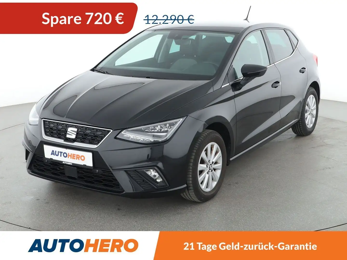 SEAT Ibiza 1.0 TSI Style*NAVI*ACC*CAM*PDC*SHZ*ALU* Schwarz - 1