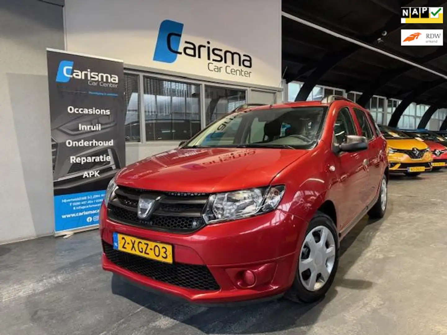 Dacia Logan MCV 0.9 TCe Ambiance Airco|EL-RMN Rouge - 1