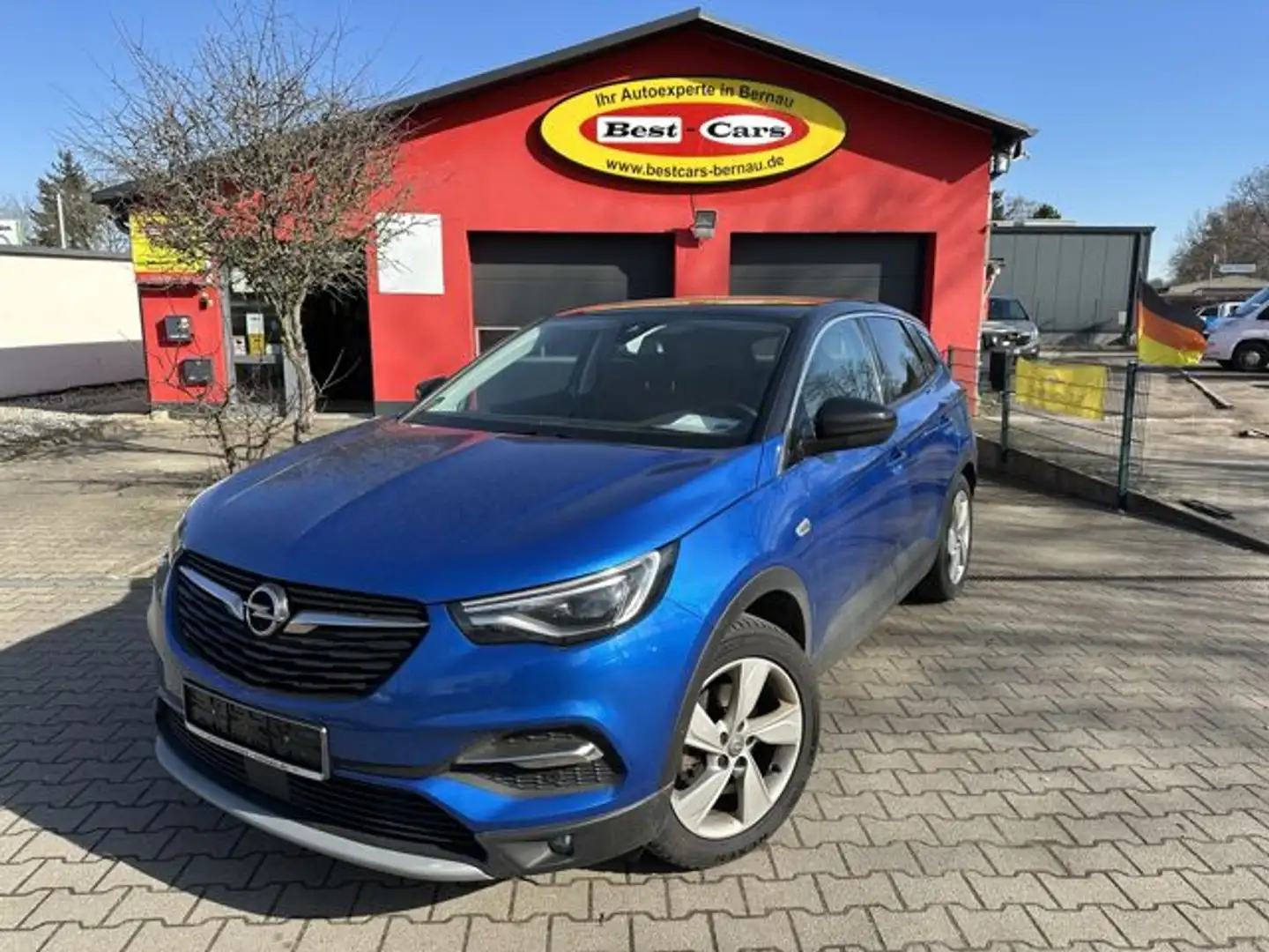 Opel Grandland X NAVI Leder Szhz PanoramaSchiebedach Xenon Blauw - 1