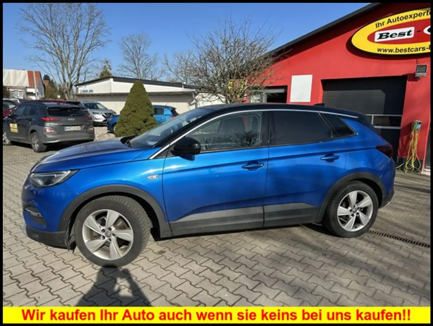 Opel Grandland X NAVI Leder Szhz PanoramaSchiebedach Xenon Blauw - 2