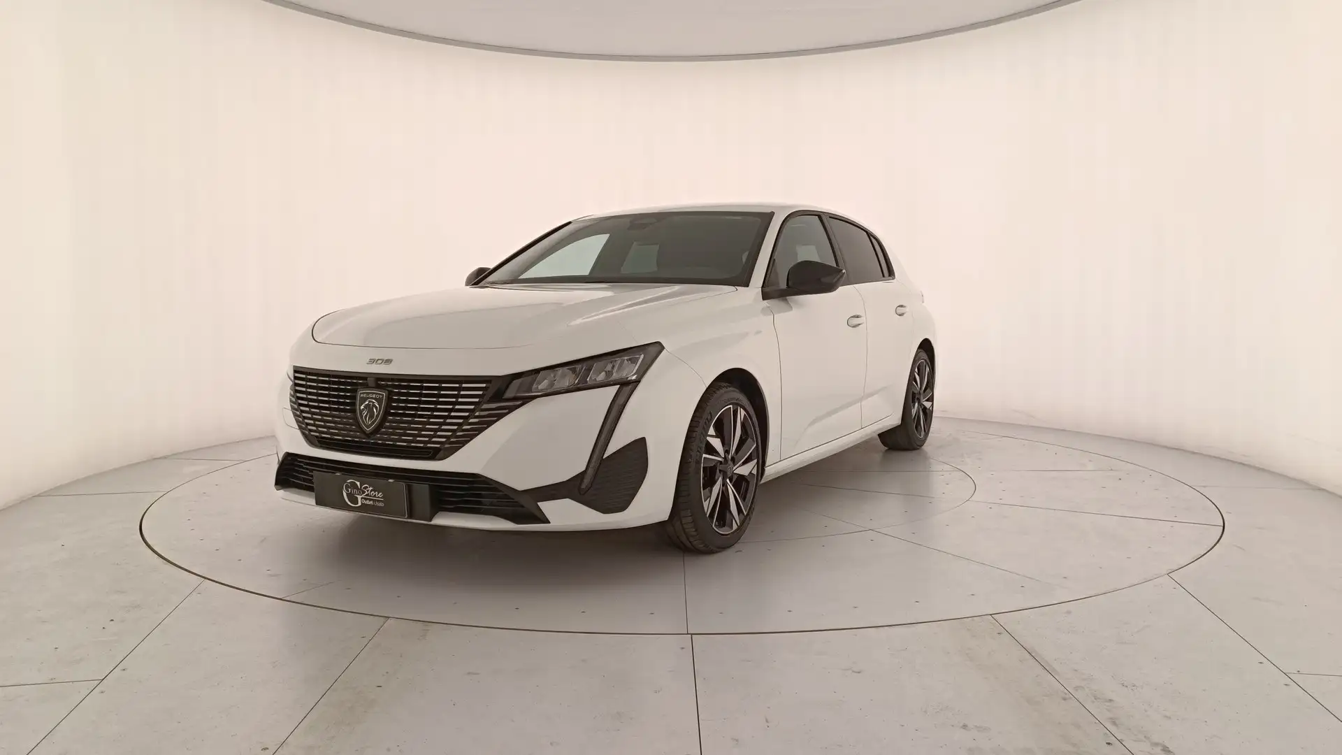 Peugeot 308 1.2 puretech t Allure Pack s&s 130cv Weiß - 1